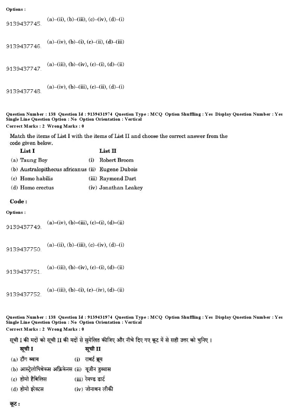 UGC NET Archaeology Question Paper December 2018 131