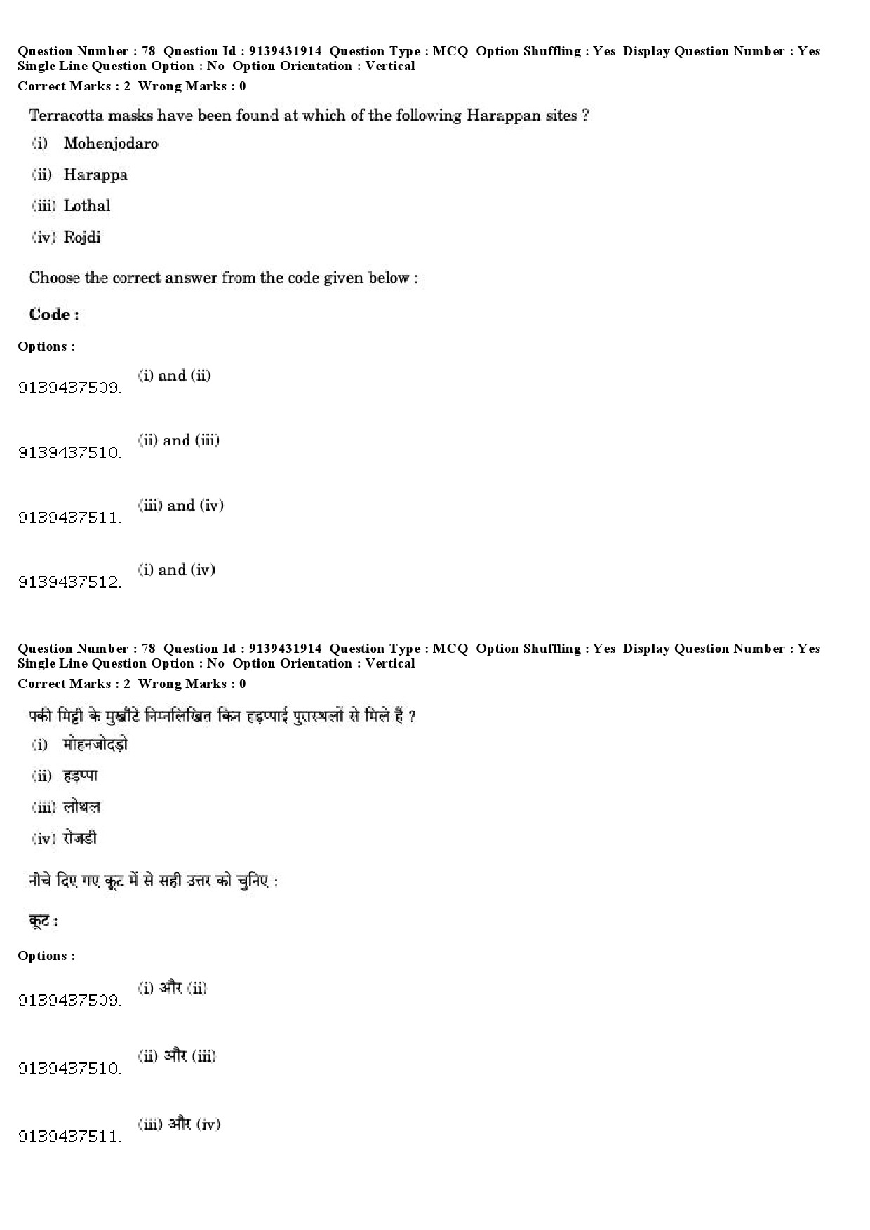 UGC NET Archaeology Question Paper December 2018 69