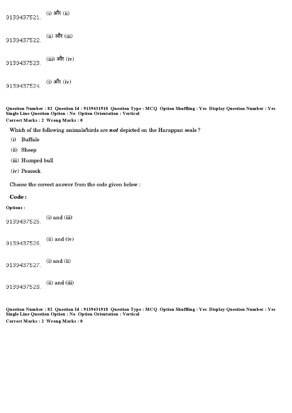 UGC NET Archaeology Question Paper December 2018 73