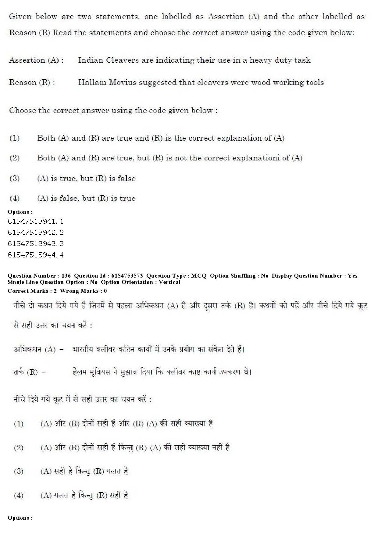 UGC NET Archaeology Question Paper December 2019 121