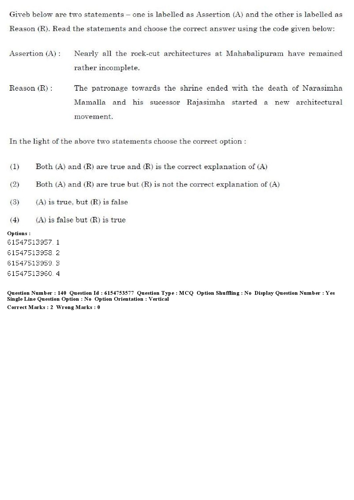 UGC NET Archaeology Question Paper December 2019 127