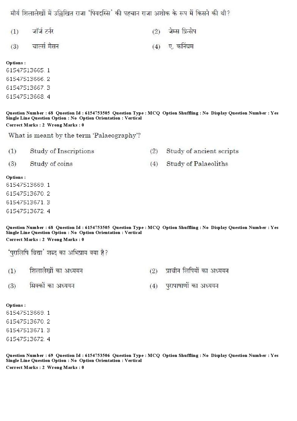 UGC NET Archaeology Question Paper December 2019 54