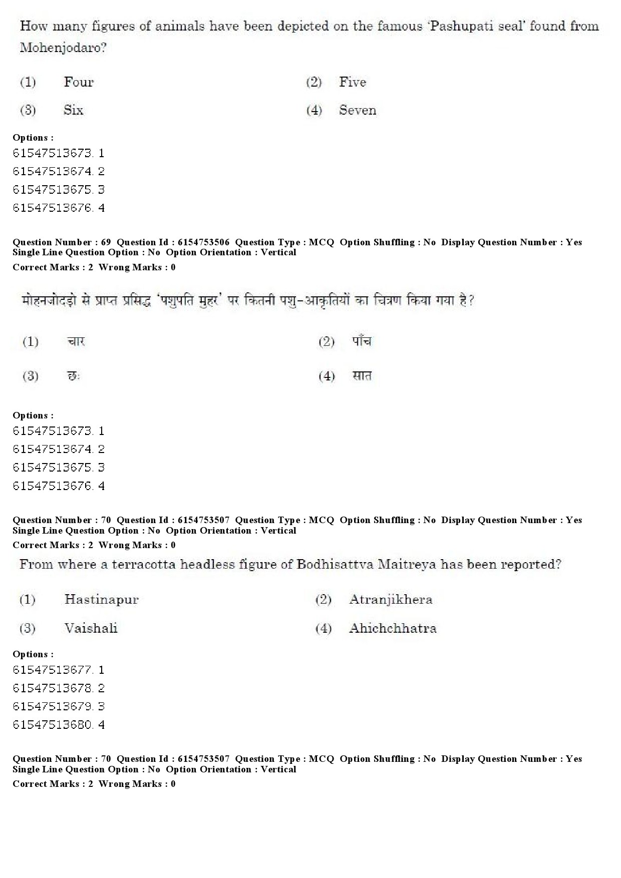 UGC NET Archaeology Question Paper December 2019 55