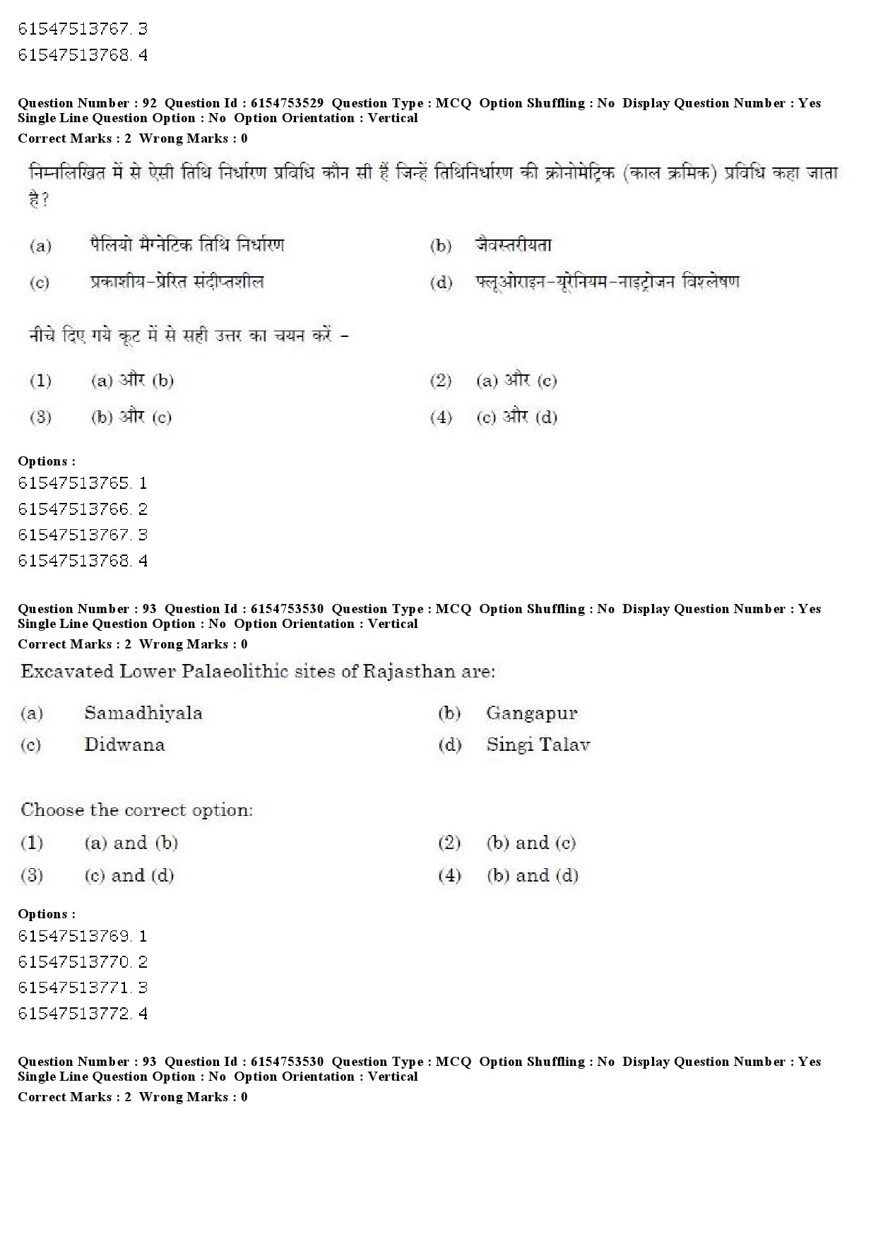 UGC NET Archaeology Question Paper December 2019 70