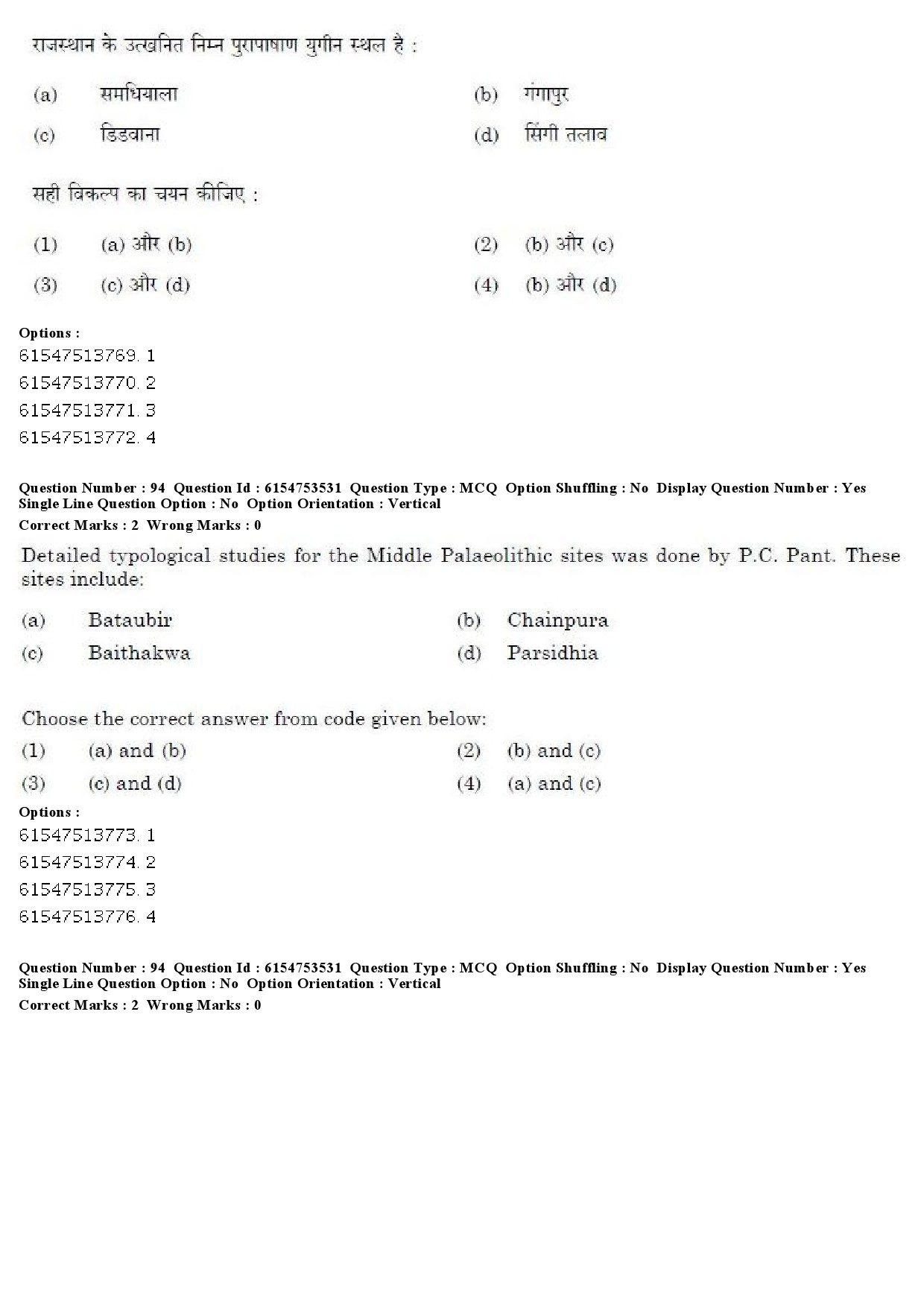 UGC NET Archaeology Question Paper December 2019 71