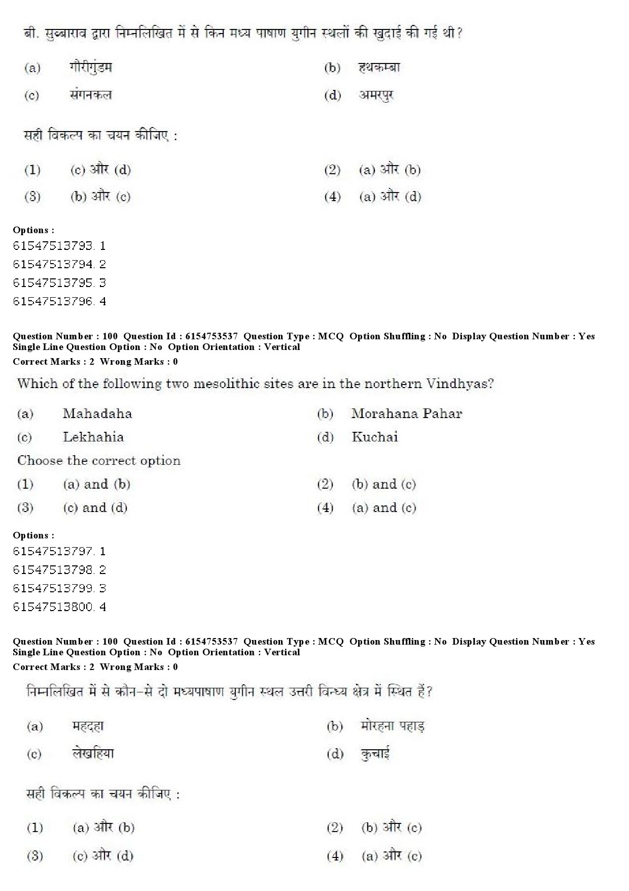 UGC NET Archaeology Question Paper December 2019 77