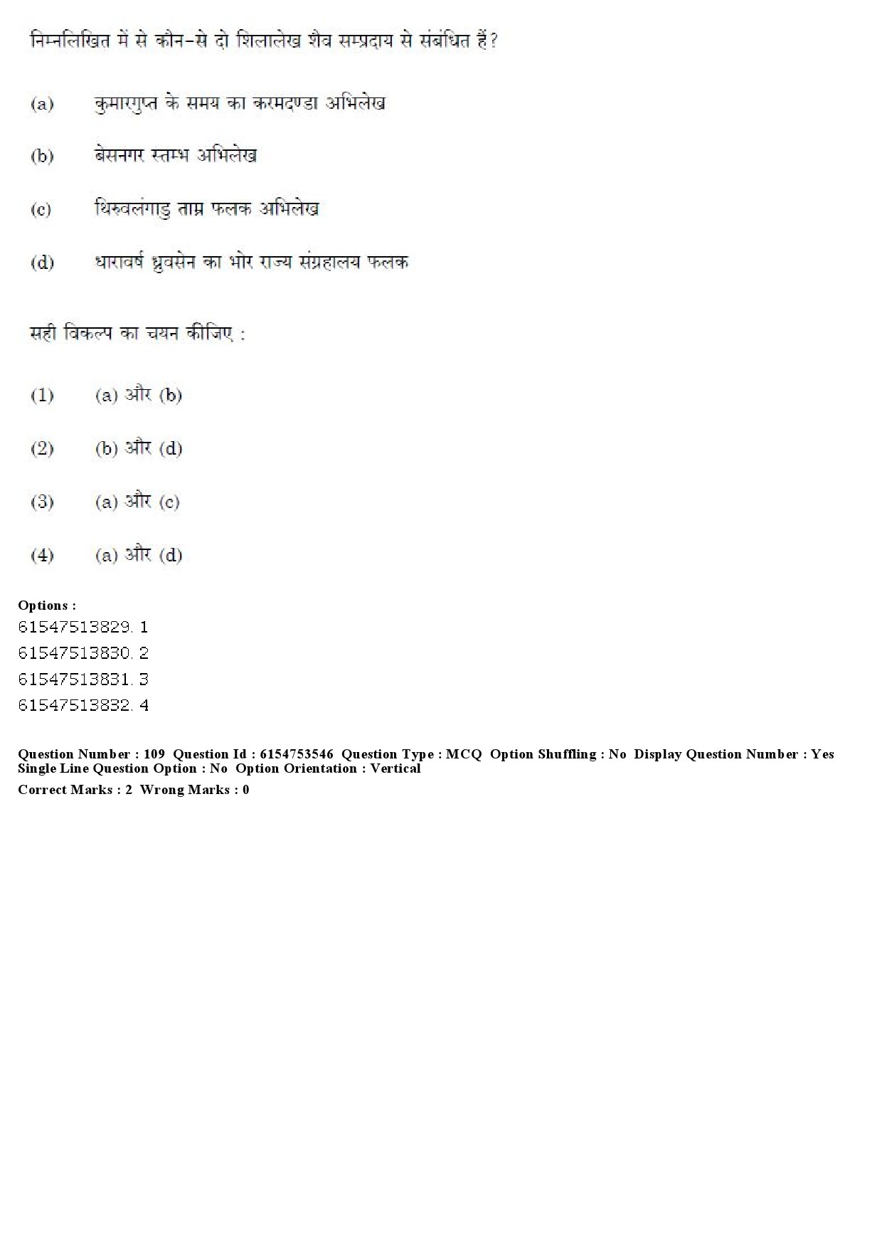 UGC NET Archaeology Question Paper December 2019 85