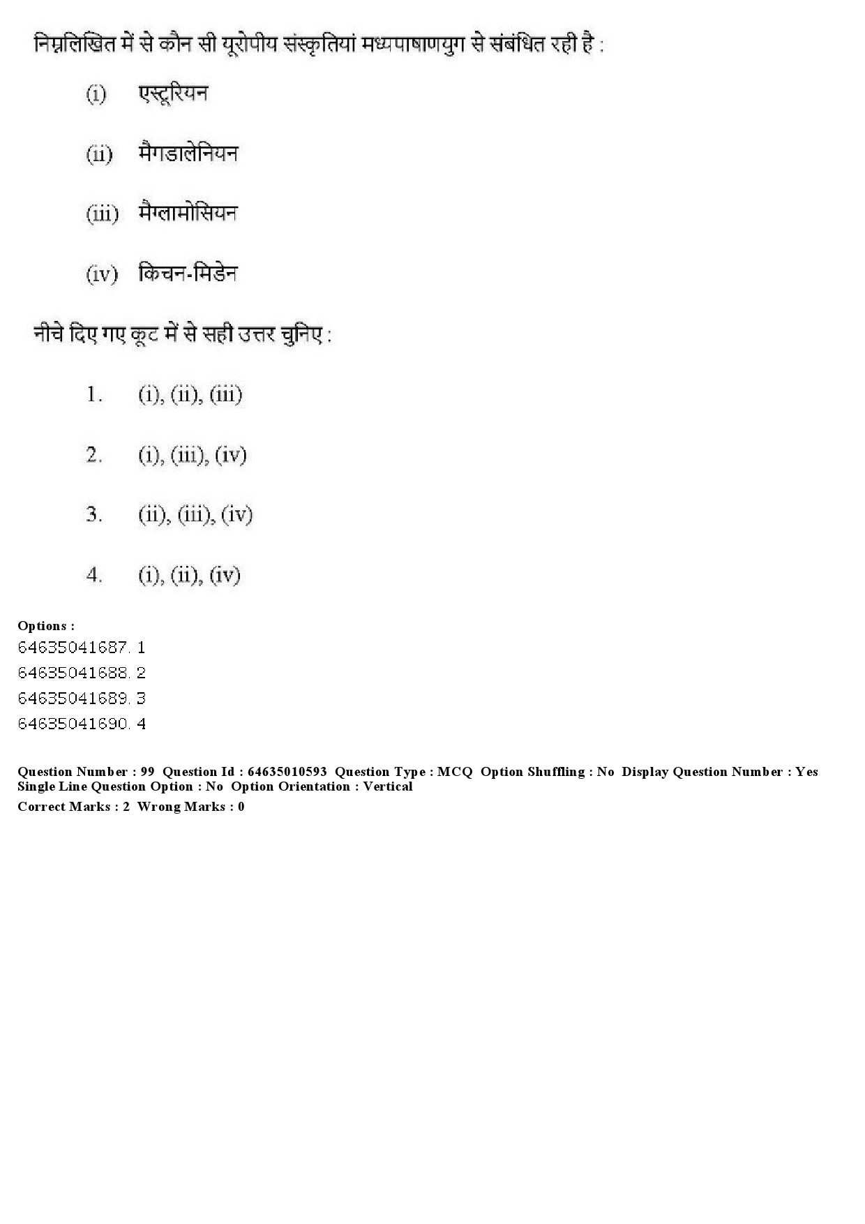 UGC NET Archaeology Question Paper June 2019 100