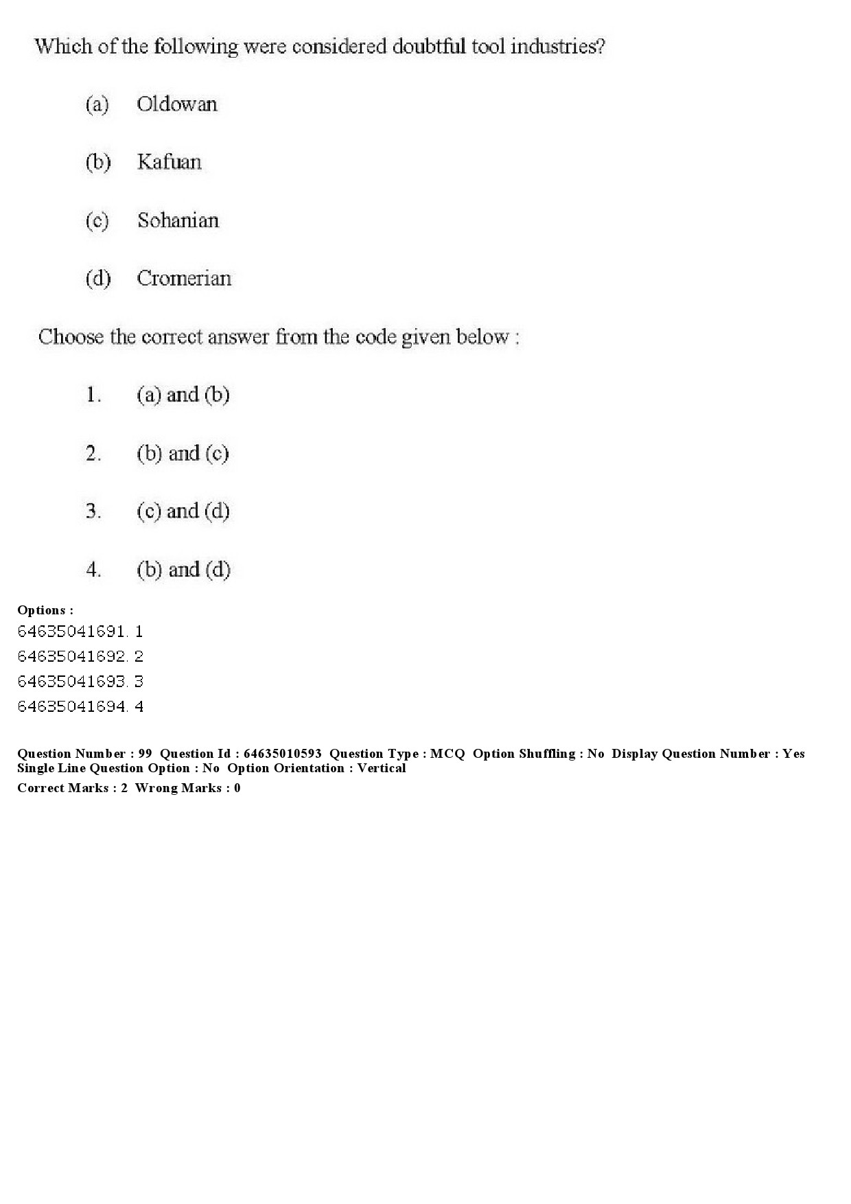 UGC NET Archaeology Question Paper June 2019 101