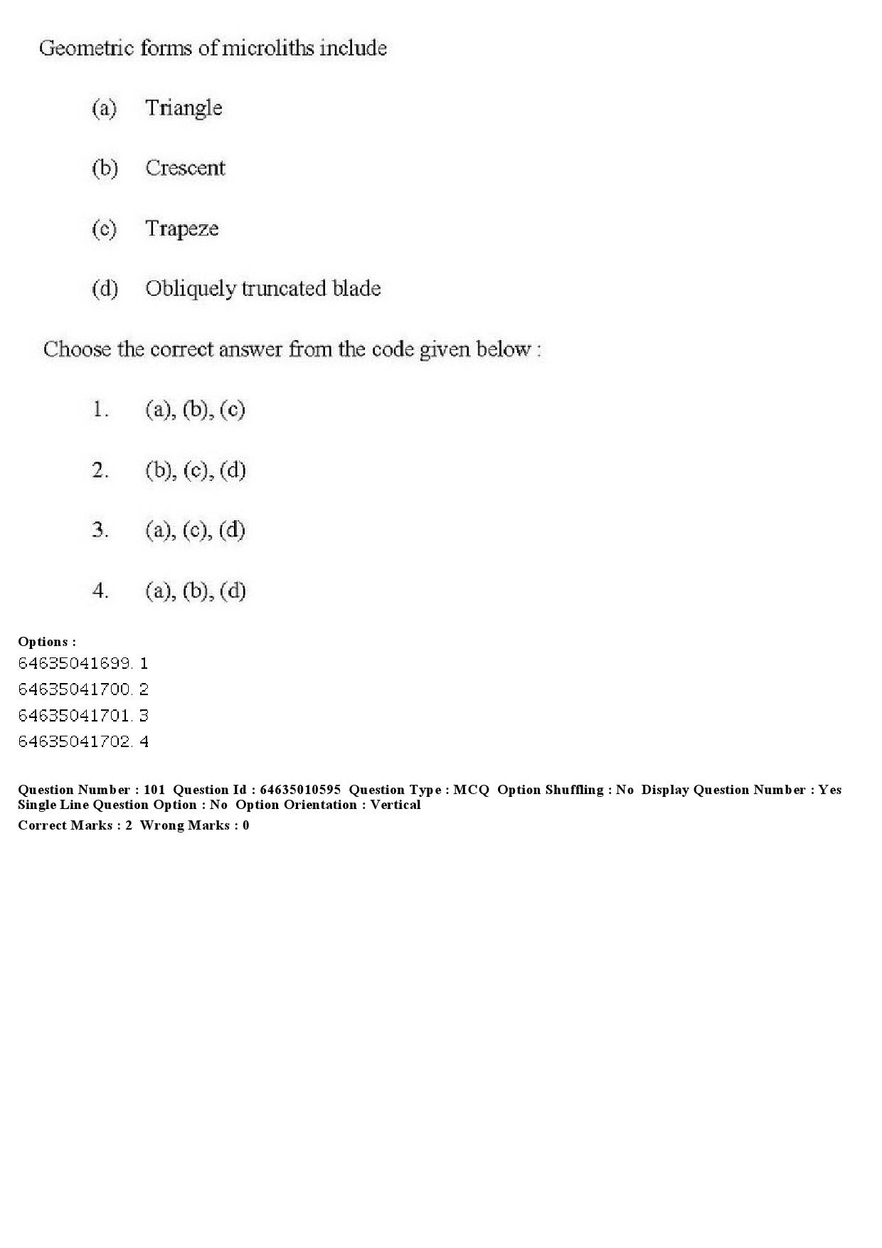 UGC NET Archaeology Question Paper June 2019 105