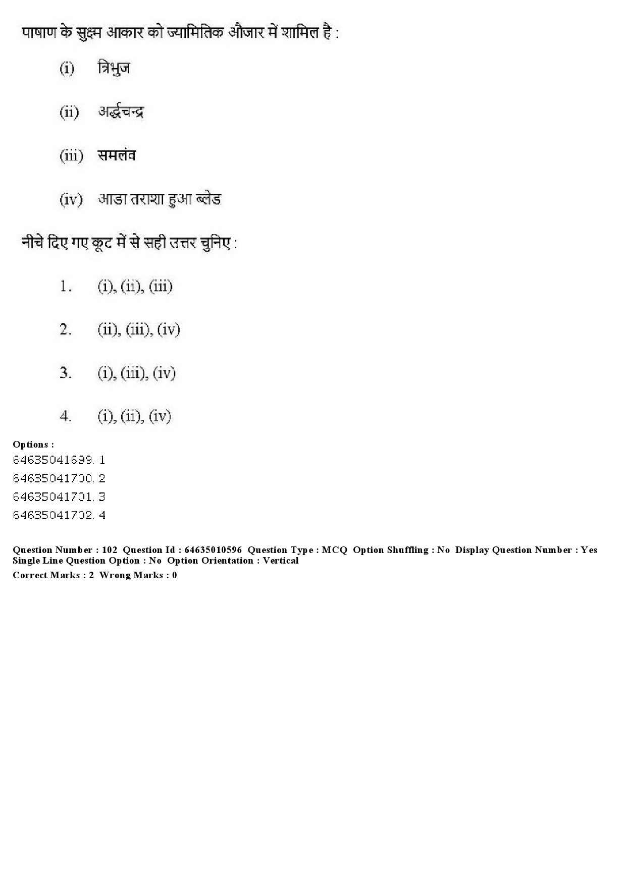 UGC NET Archaeology Question Paper June 2019 106