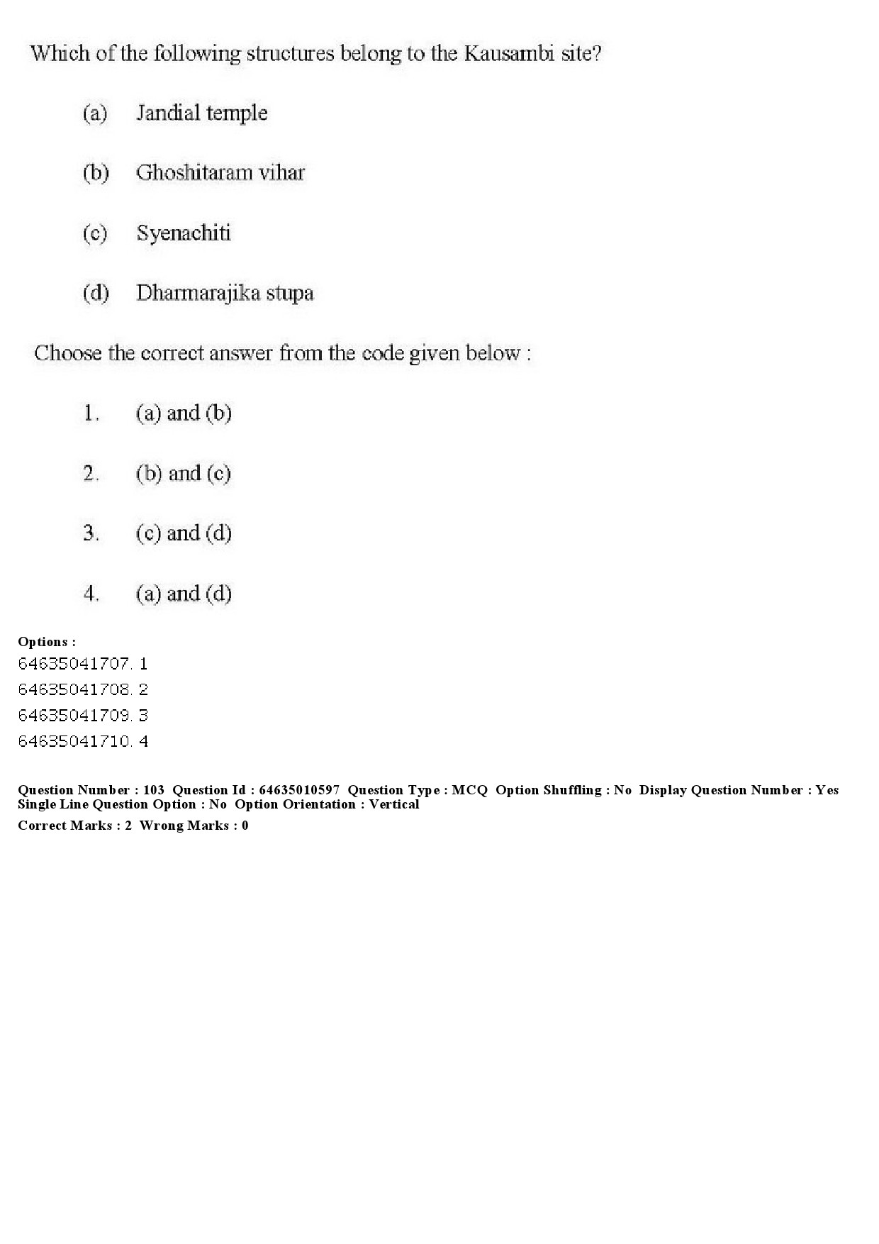 UGC NET Archaeology Question Paper June 2019 109