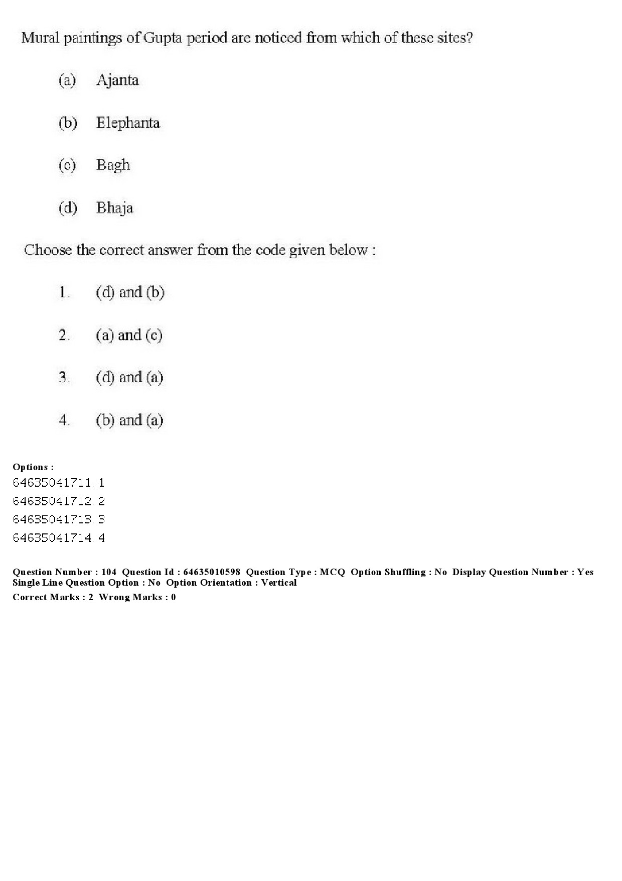 UGC NET Archaeology Question Paper June 2019 111