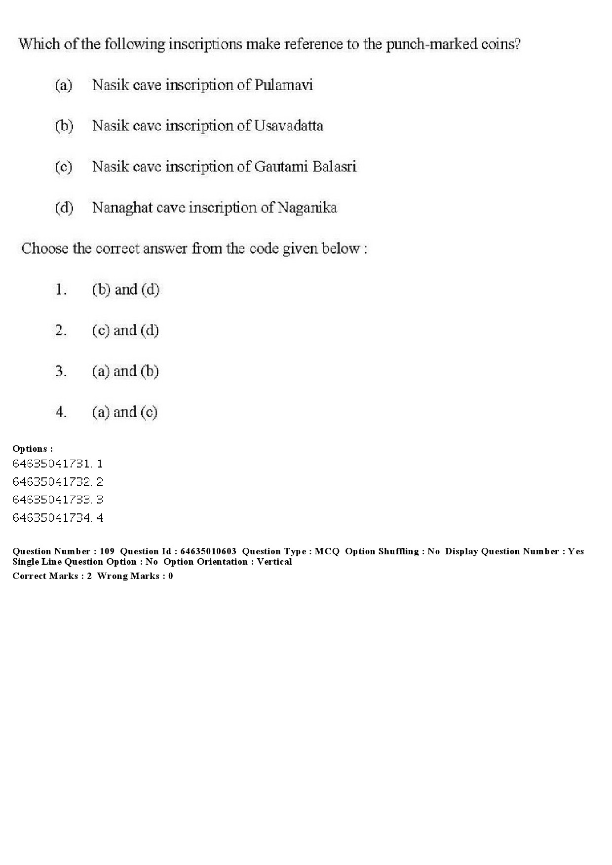 UGC NET Archaeology Question Paper June 2019 121