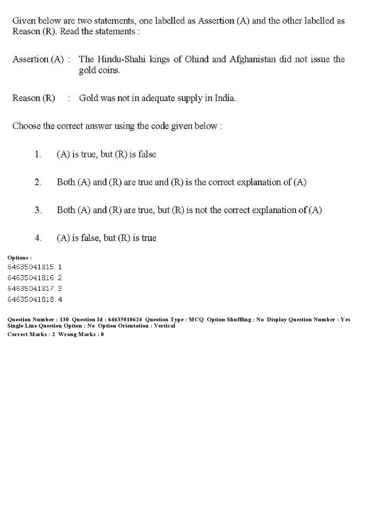 UGC NET Archaeology Question Paper June 2019 163