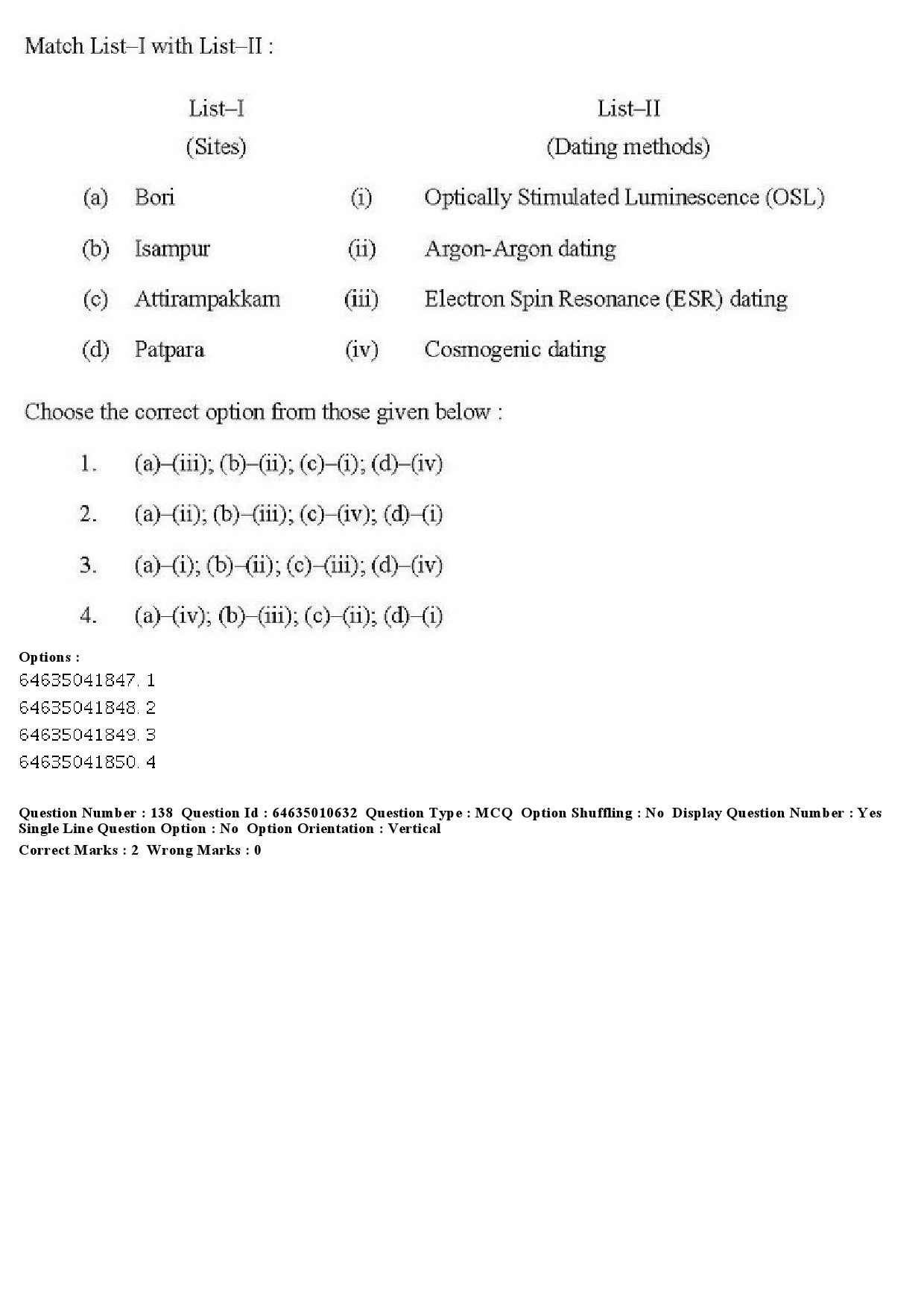 UGC NET Archaeology Question Paper June 2019 179