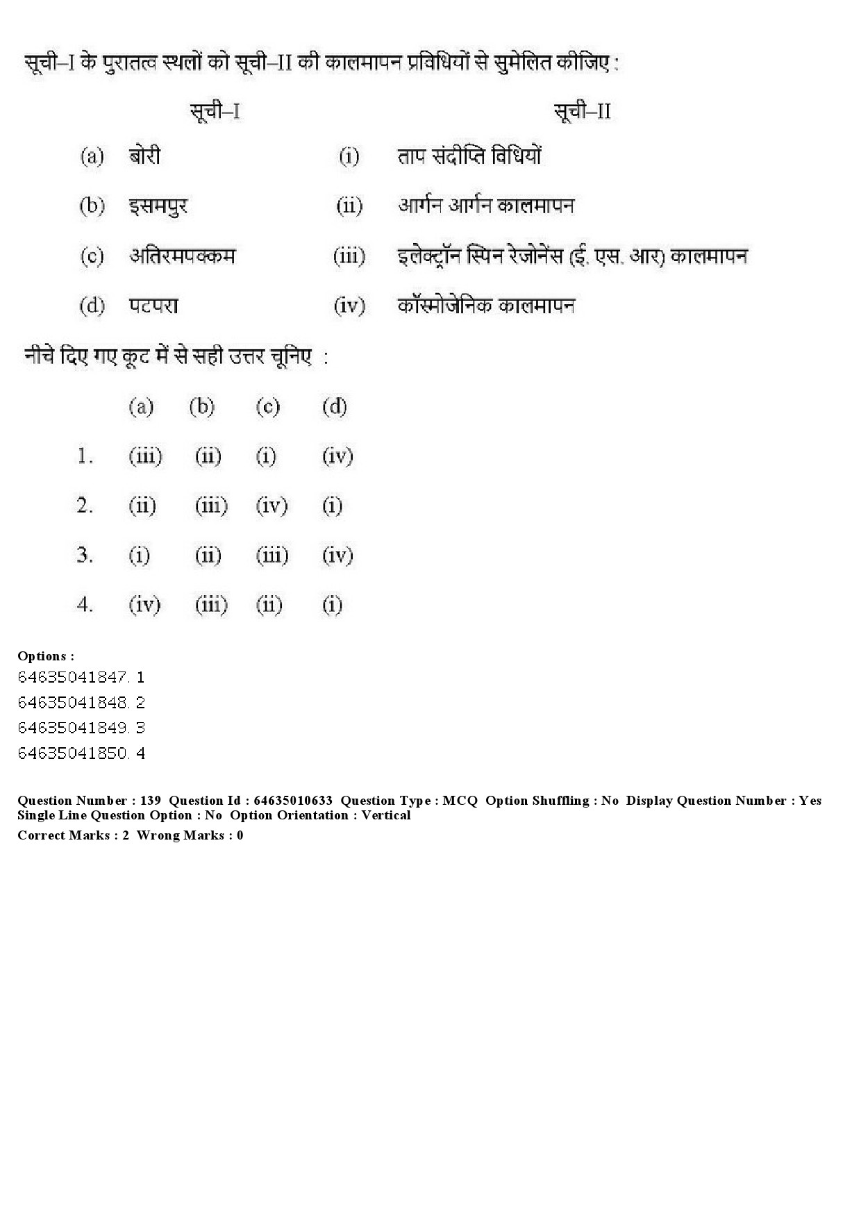 UGC NET Archaeology Question Paper June 2019 180