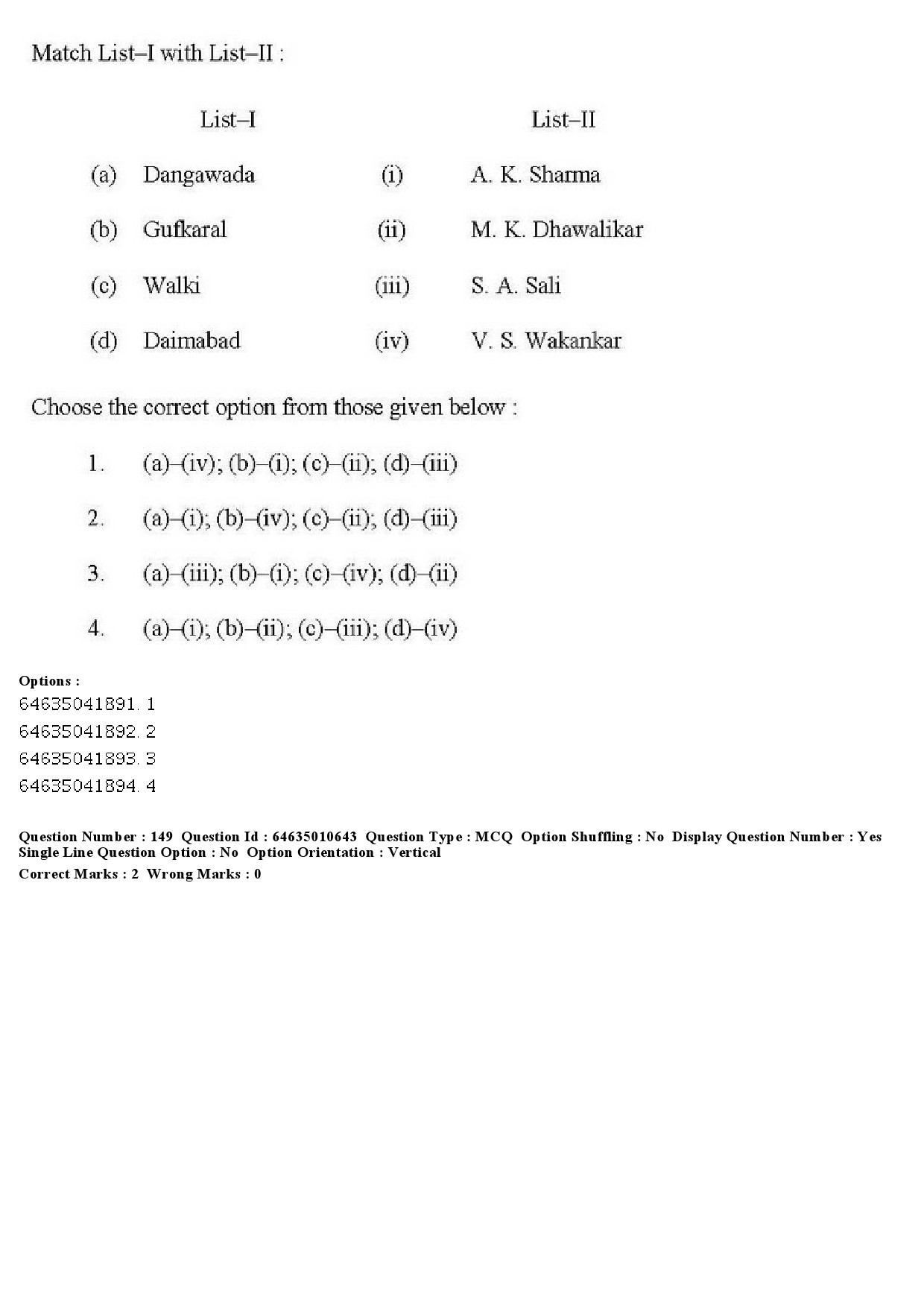 UGC NET Archaeology Question Paper June 2019 201