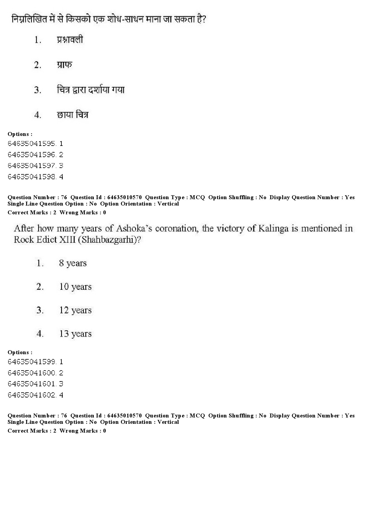 UGC NET Archaeology Question Paper June 2019 56