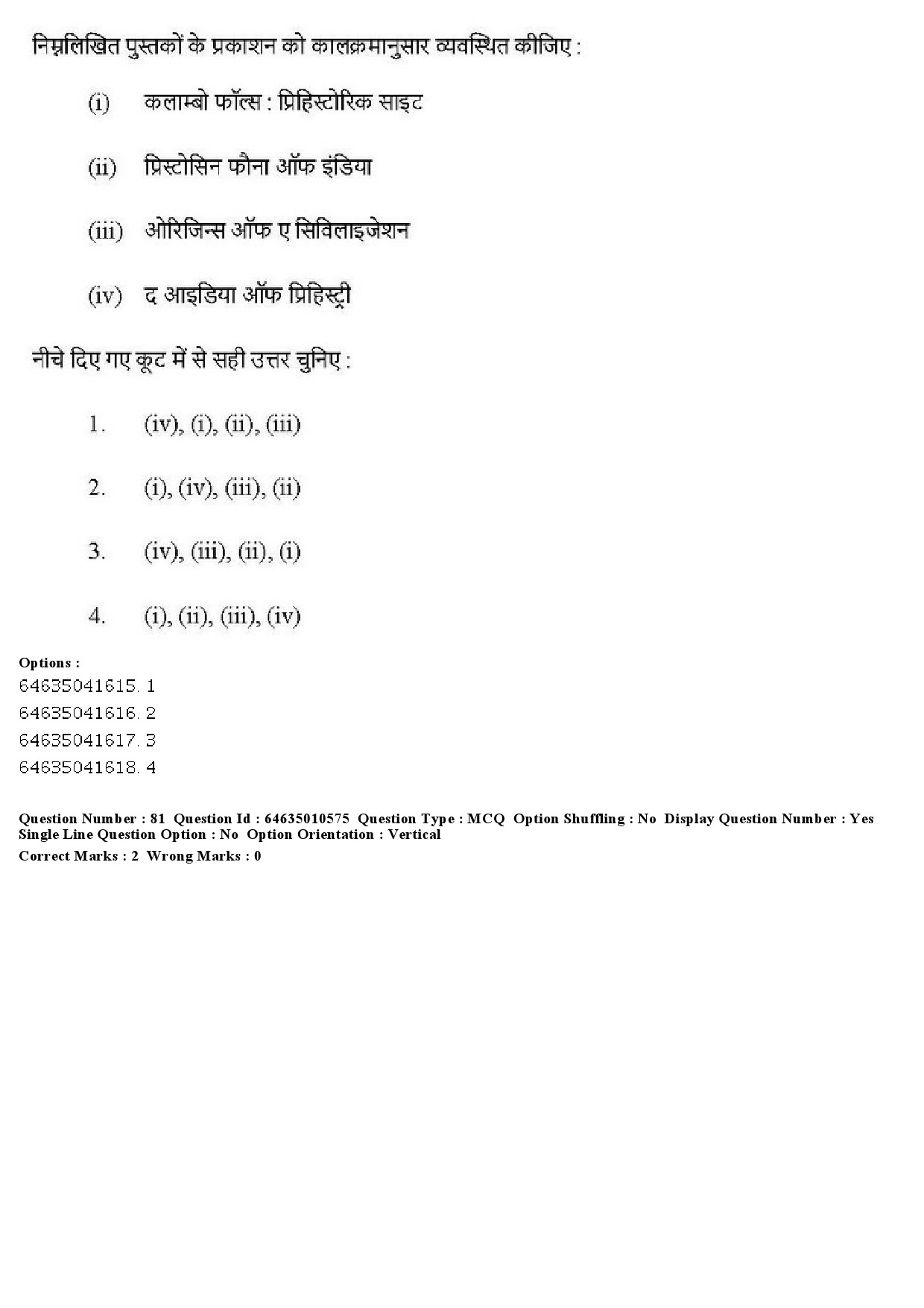 UGC NET Archaeology Question Paper June 2019 64