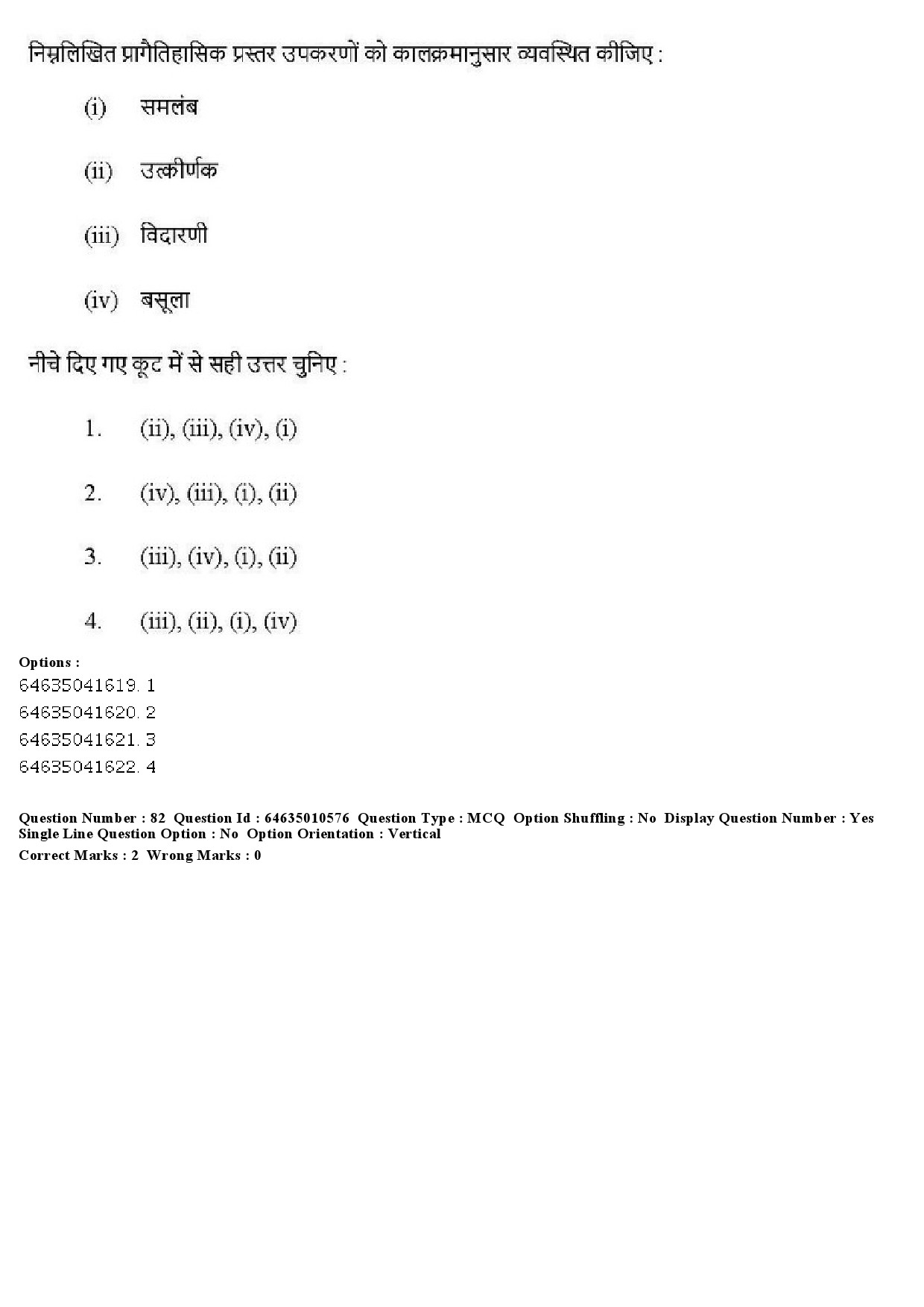 UGC NET Archaeology Question Paper June 2019 66