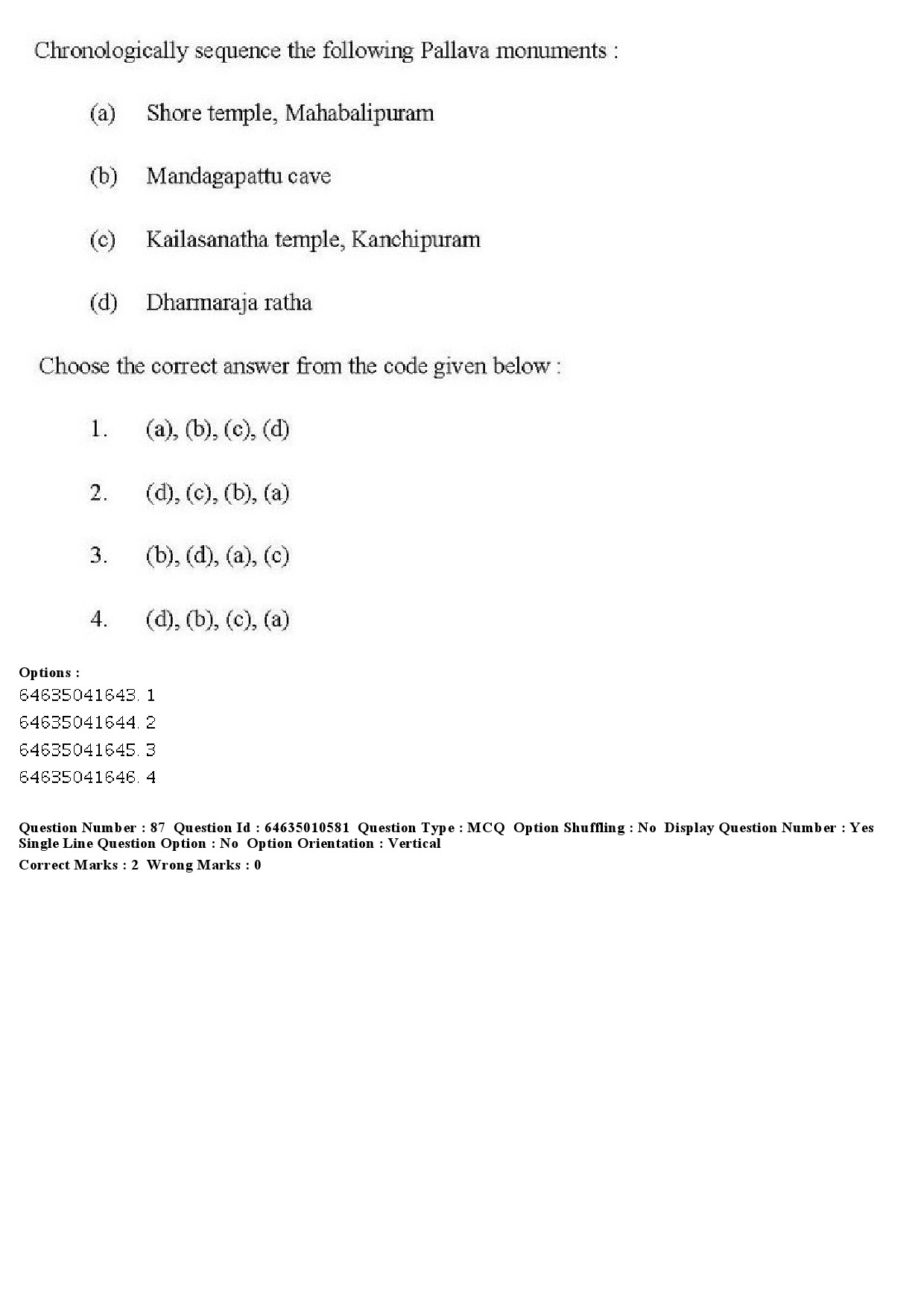 UGC NET Archaeology Question Paper June 2019 77