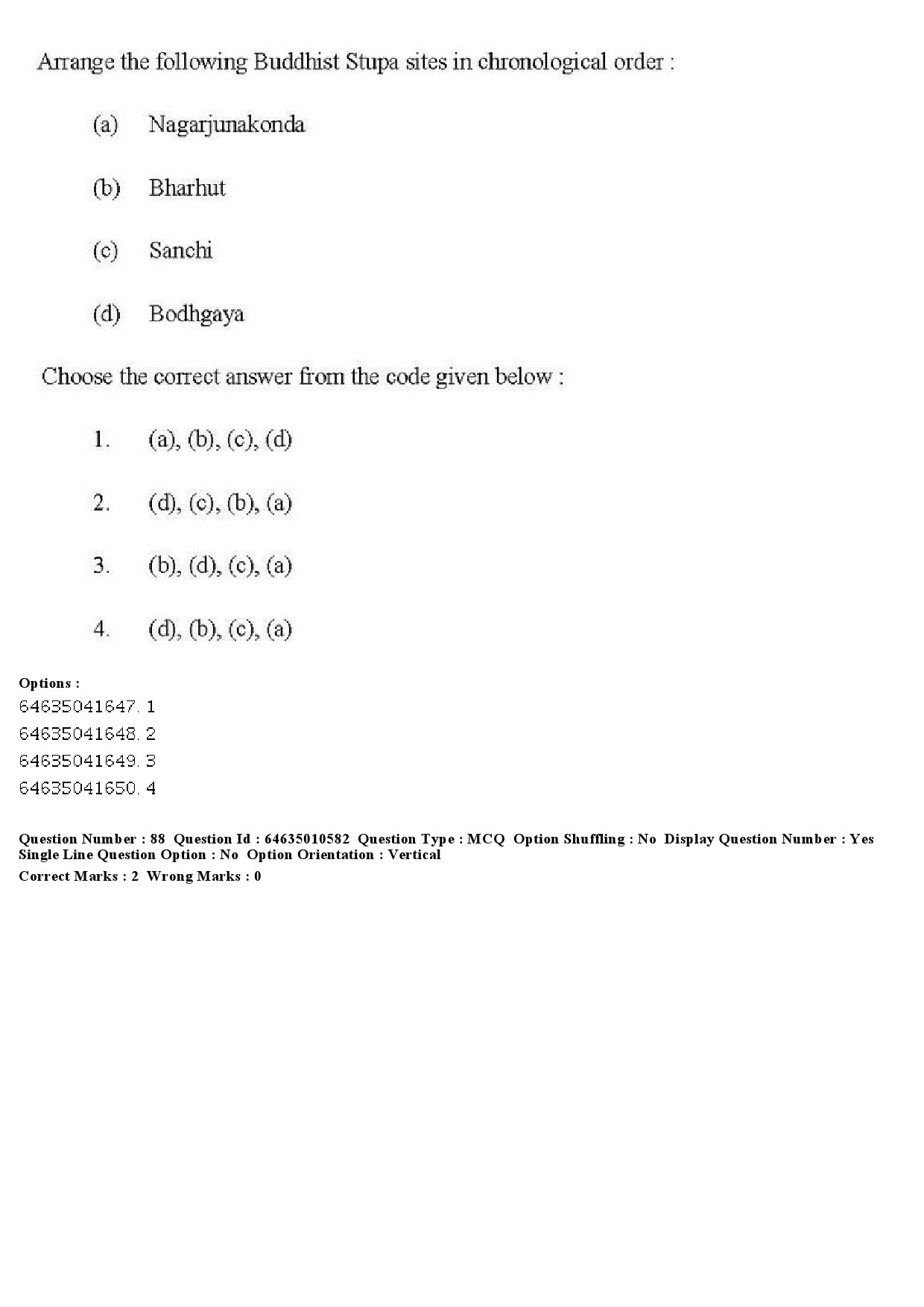 UGC NET Archaeology Question Paper June 2019 79