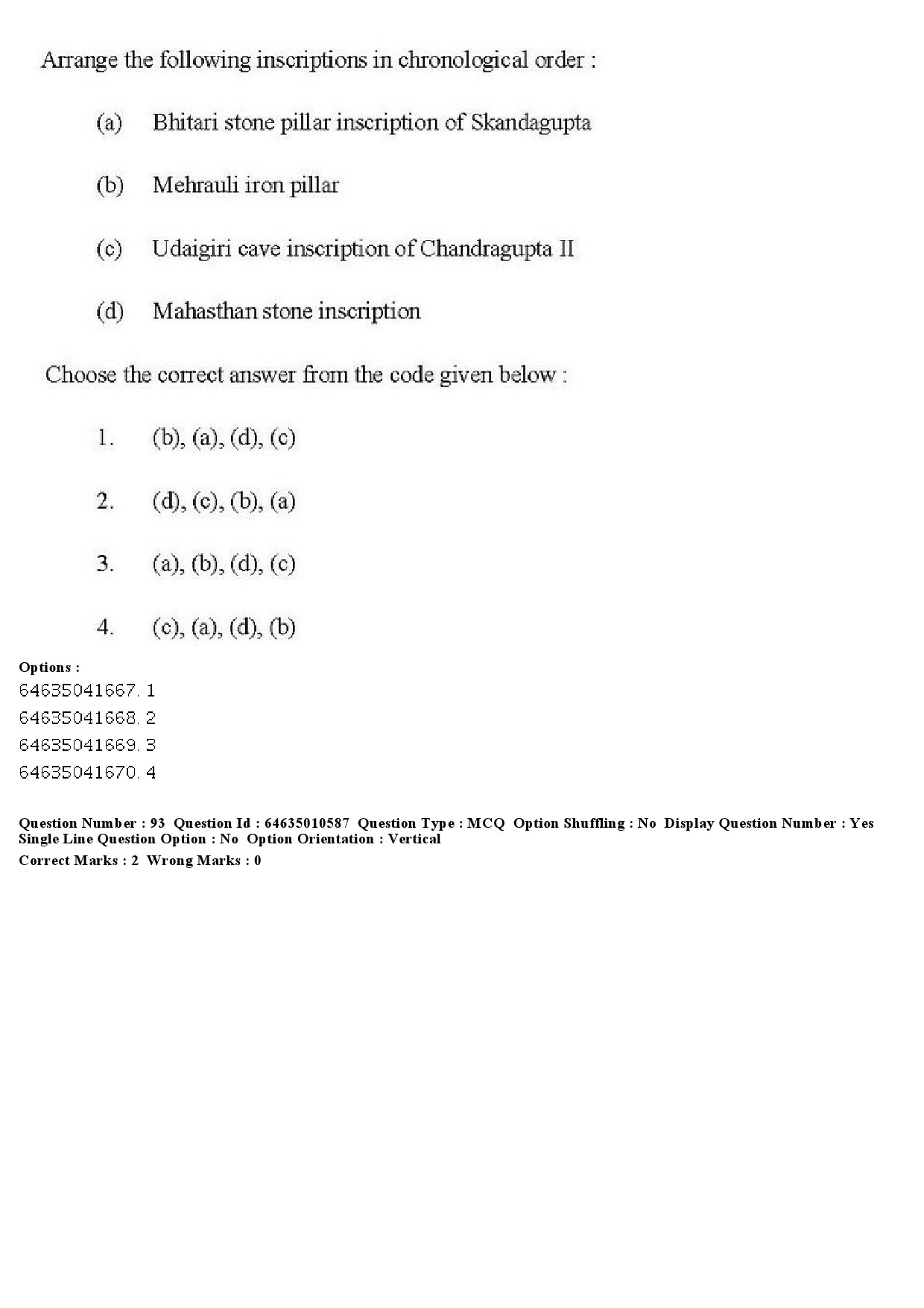 UGC NET Archaeology Question Paper June 2019 89