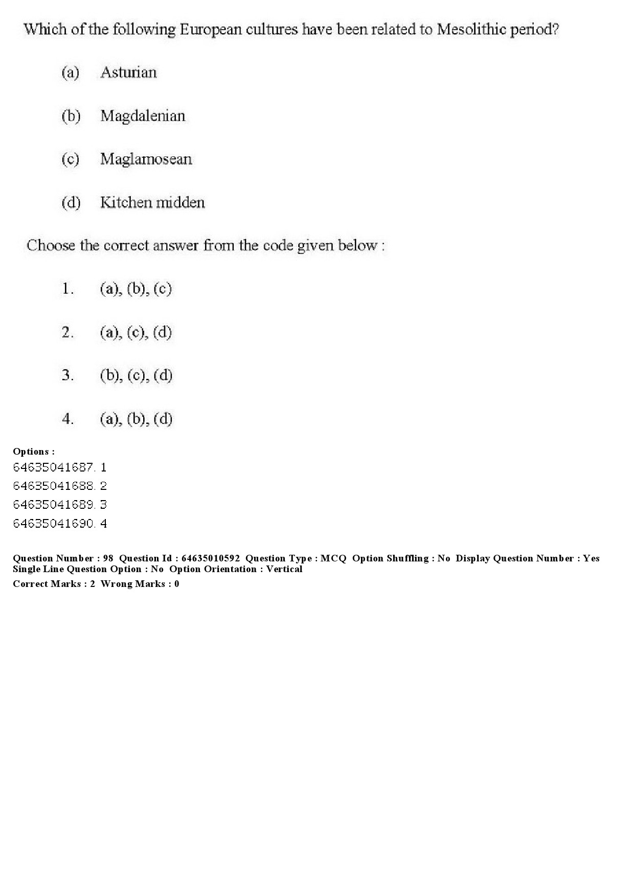 UGC NET Archaeology Question Paper June 2019 99