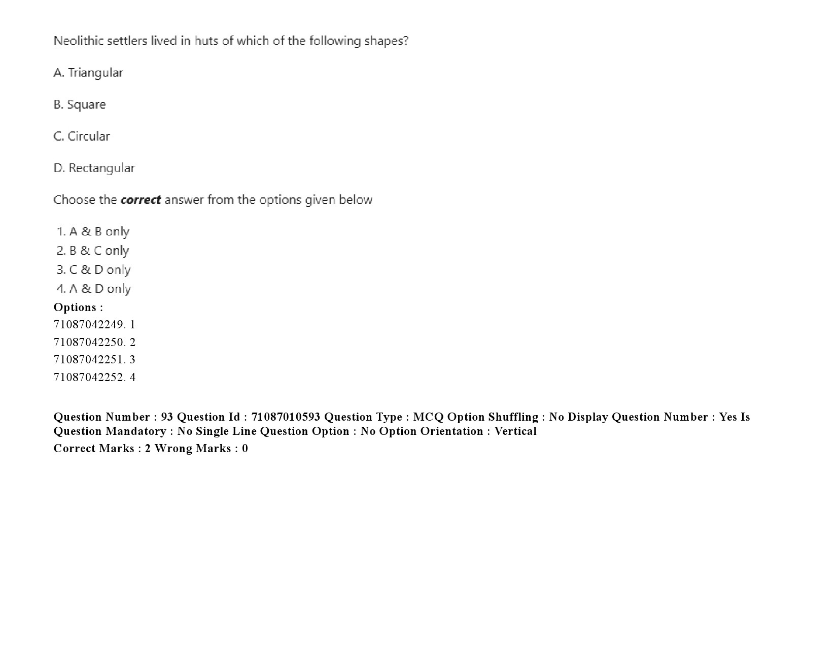 UGC NET Archaeology Question Paper September 2020 123