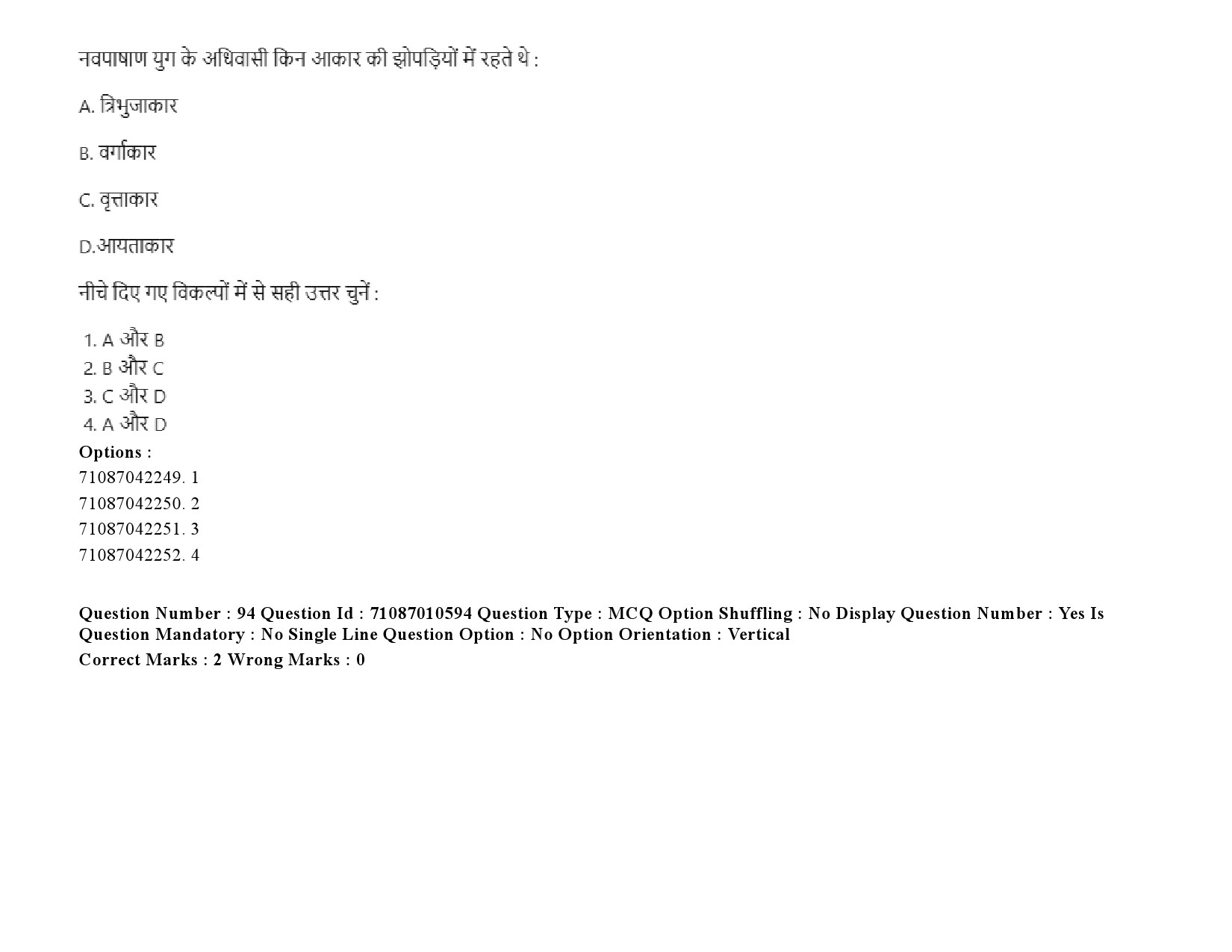 UGC NET Archaeology Question Paper September 2020 124