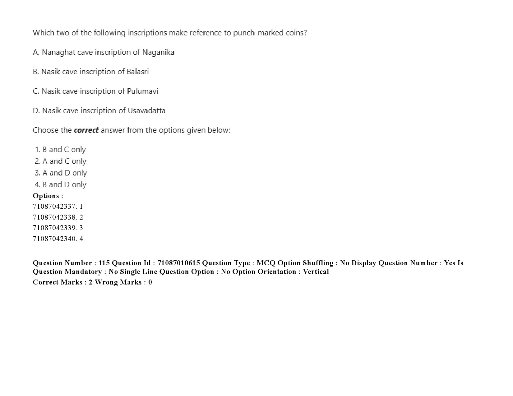 UGC NET Archaeology Question Paper September 2020 167