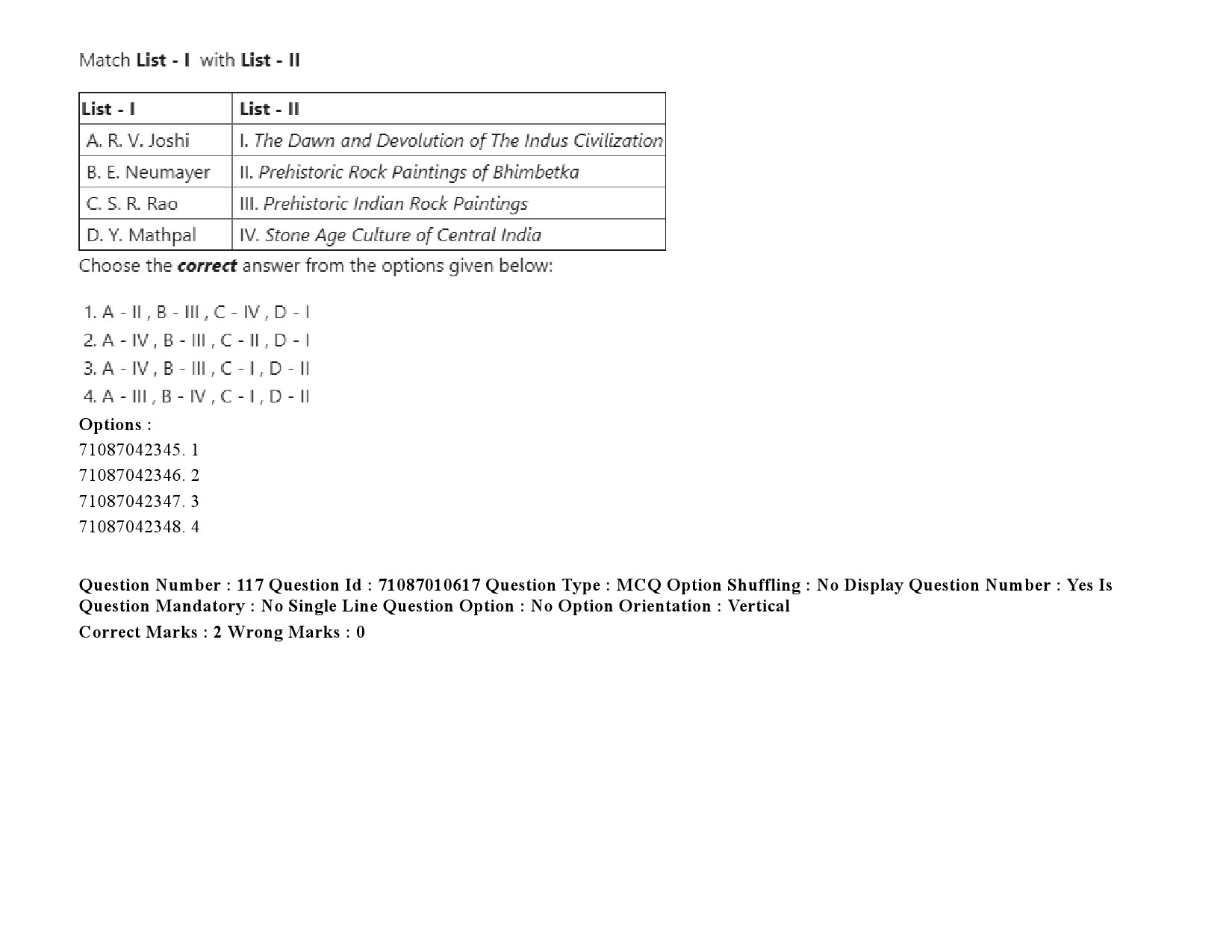 UGC NET Archaeology Question Paper September 2020 171