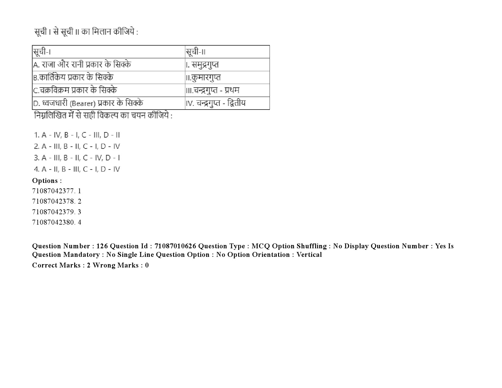 UGC NET Archaeology Question Paper September 2020 188