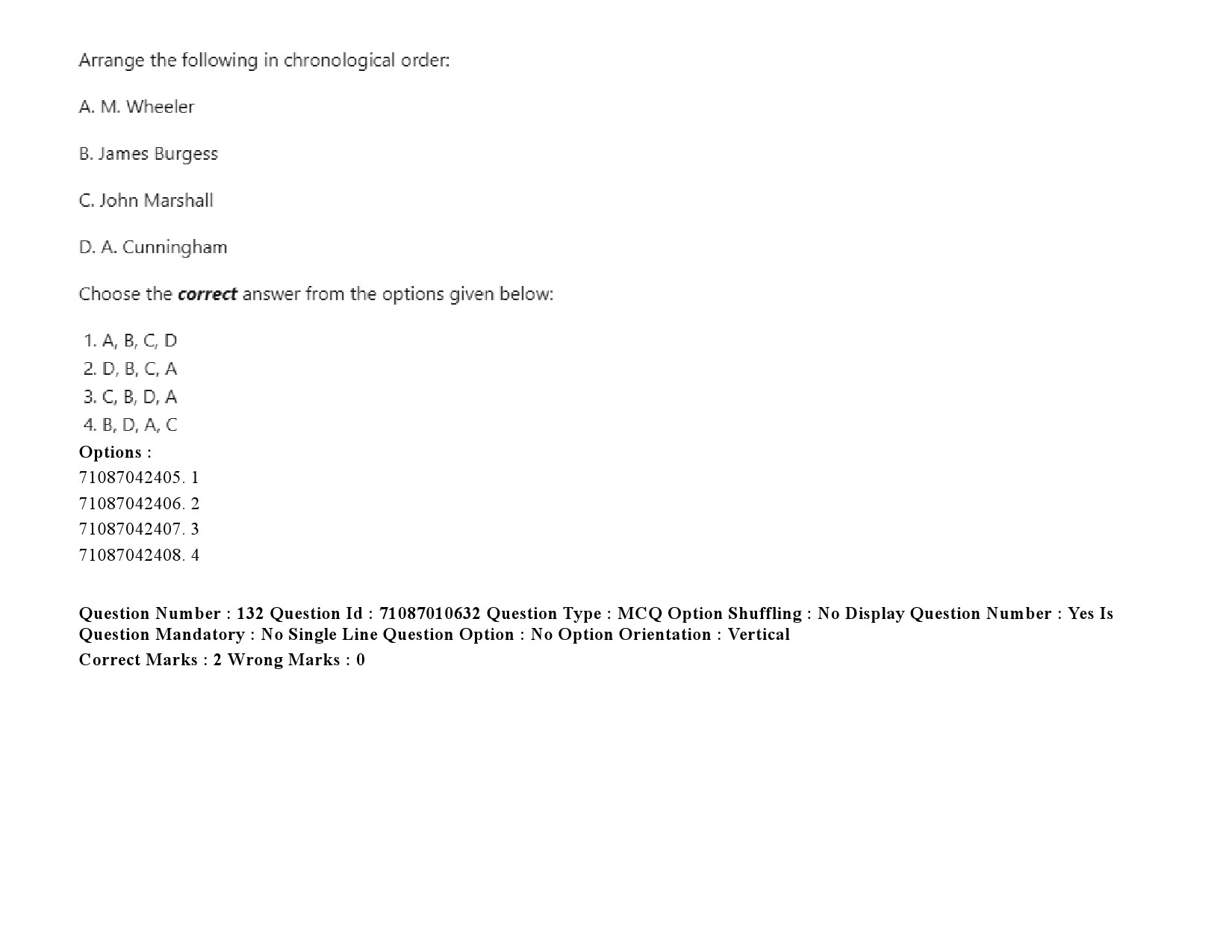 UGC NET Archaeology Question Paper September 2020 201