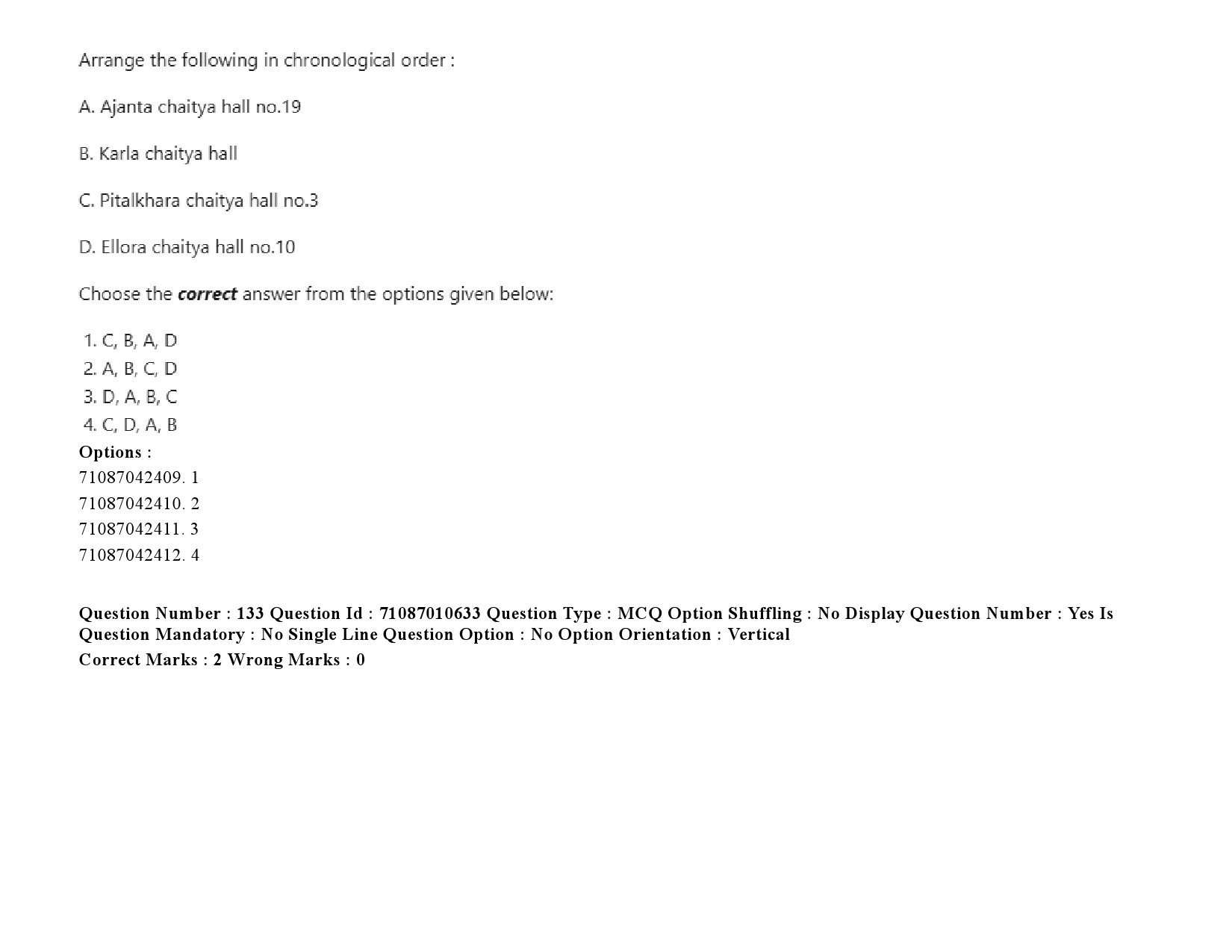 UGC NET Archaeology Question Paper September 2020 203