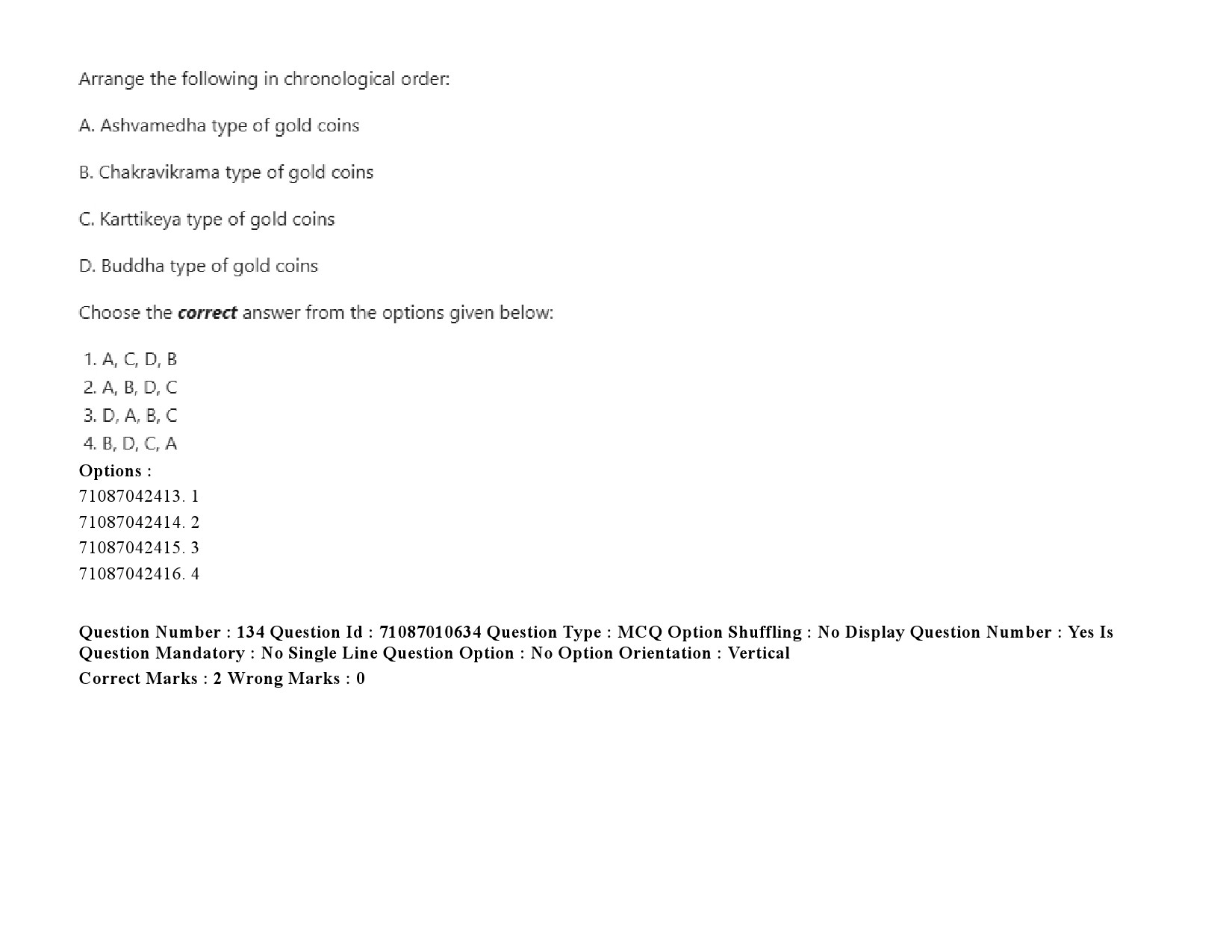 UGC NET Archaeology Question Paper September 2020 205