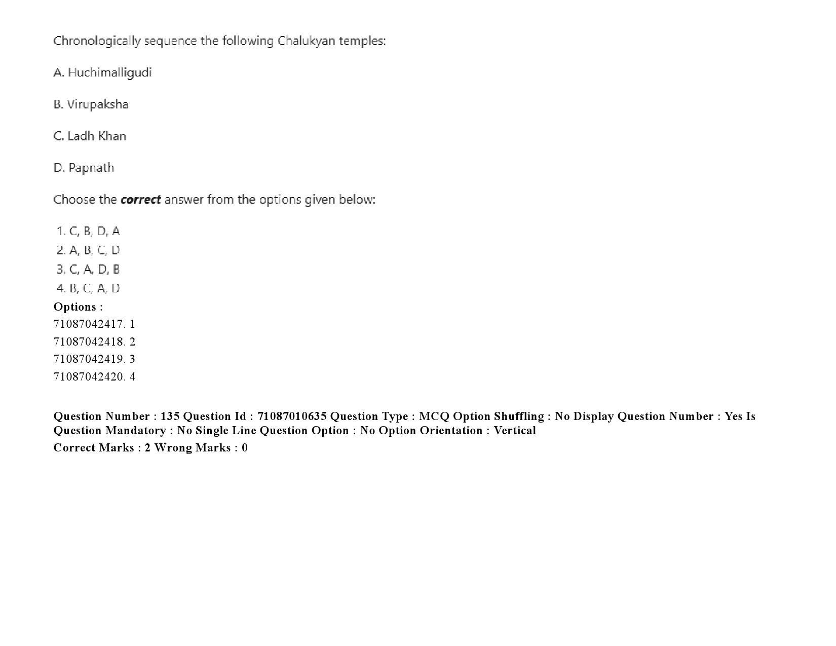 UGC NET Archaeology Question Paper September 2020 207