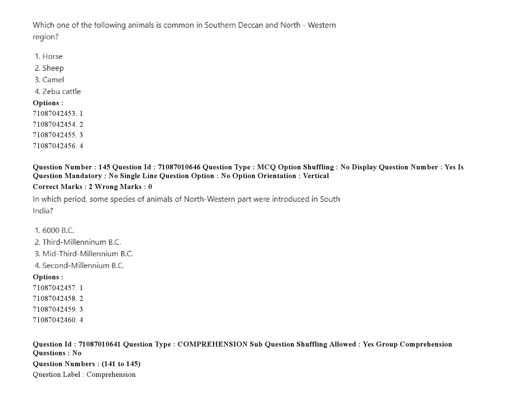 UGC NET Archaeology Question Paper September 2020 220