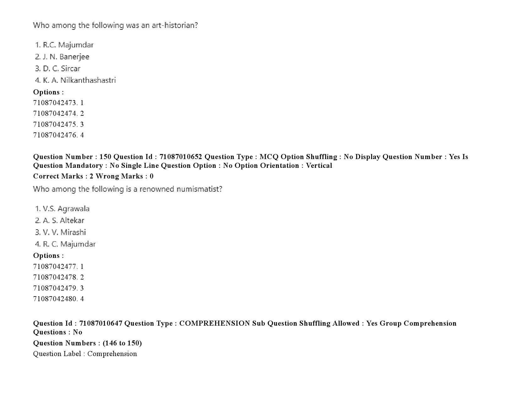 UGC NET Archaeology Question Paper September 2020 226