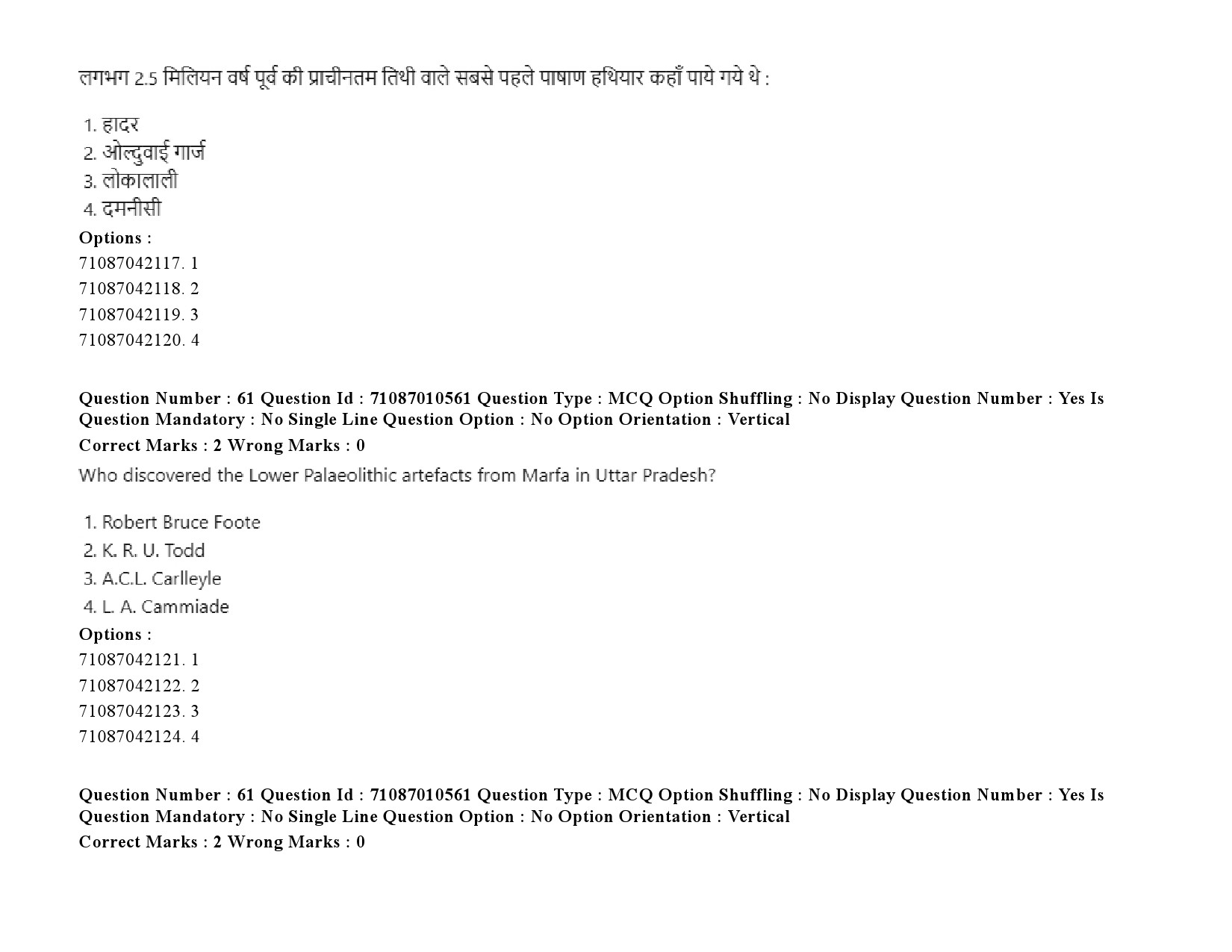 UGC NET Archaeology Question Paper September 2020 88