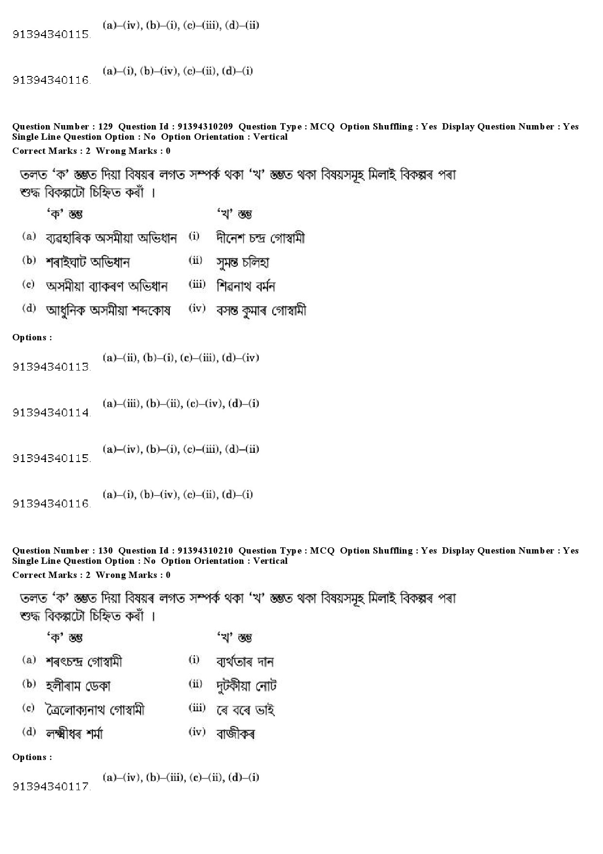 UGC NET Assamese Question Paper December 2018 126