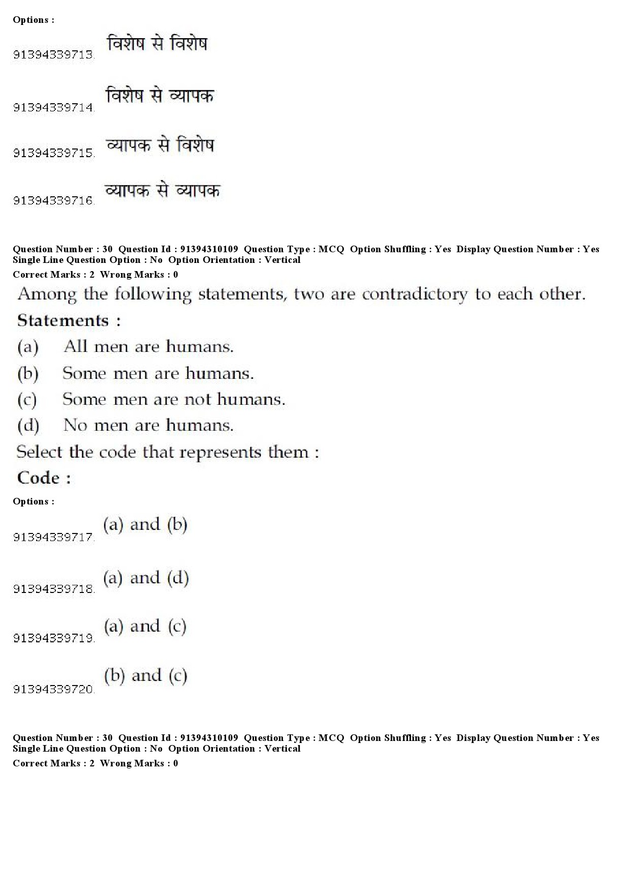 UGC NET Assamese Question Paper December 2018 27