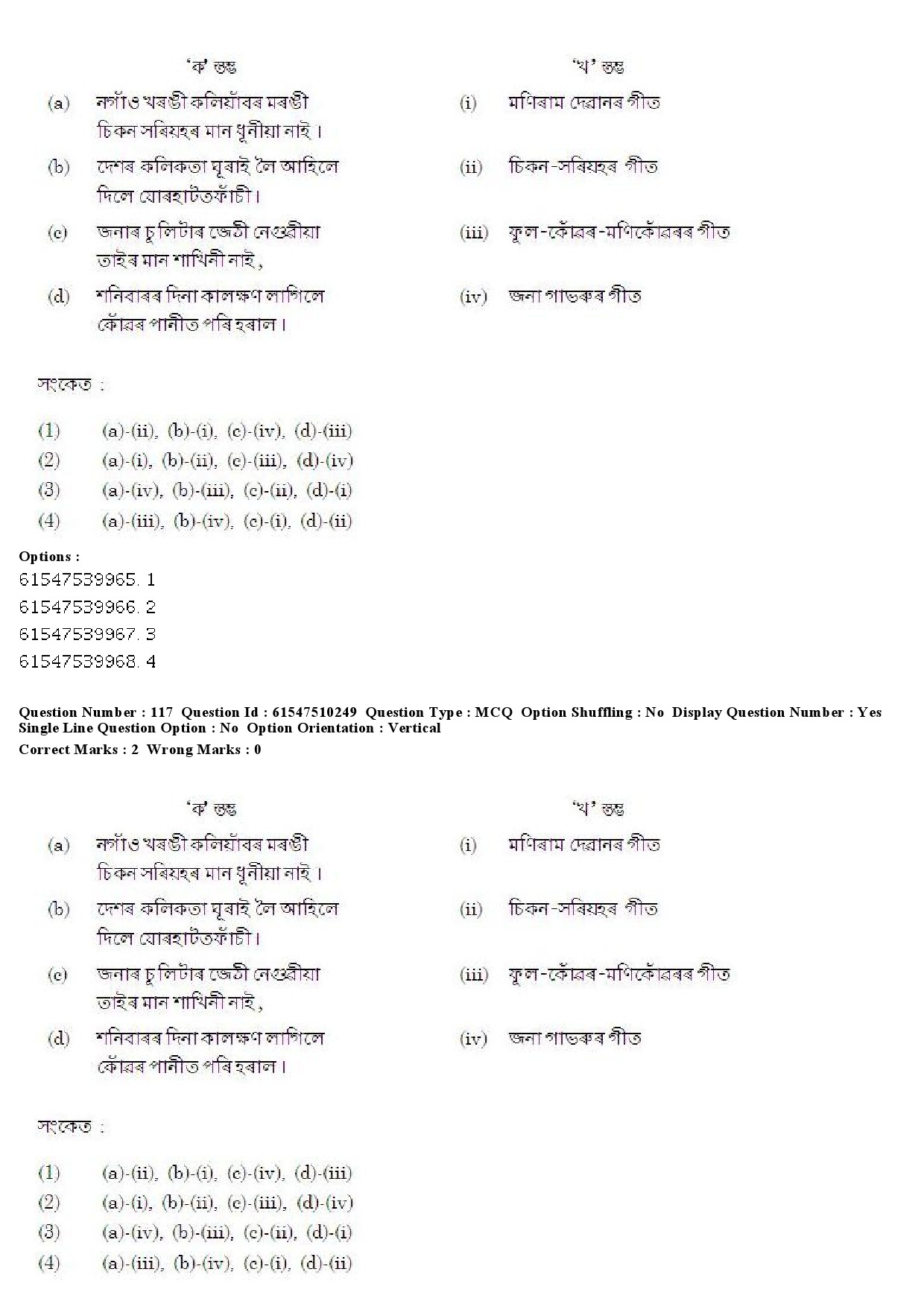 UGC NET Assamese Question Paper December 2019 101