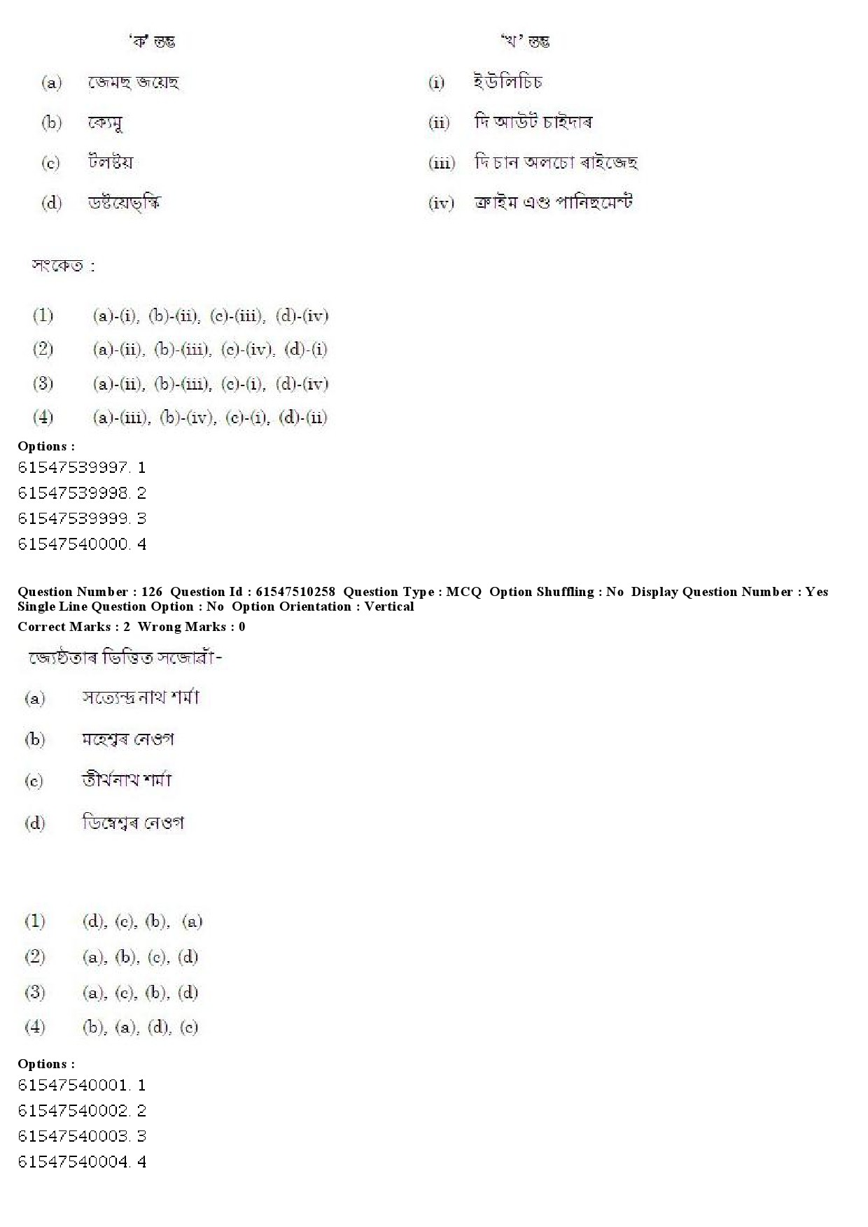 UGC NET Assamese Question Paper December 2019 110