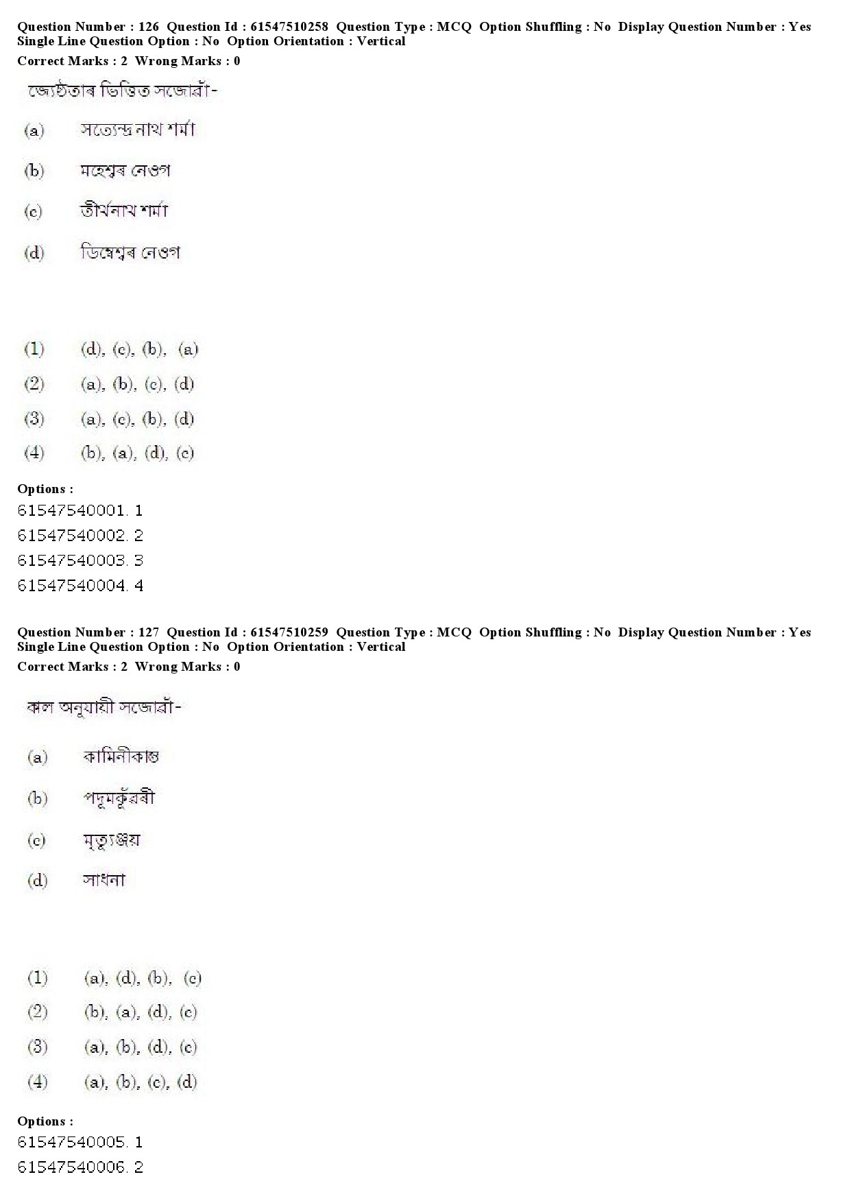 UGC NET Assamese Question Paper December 2019 111