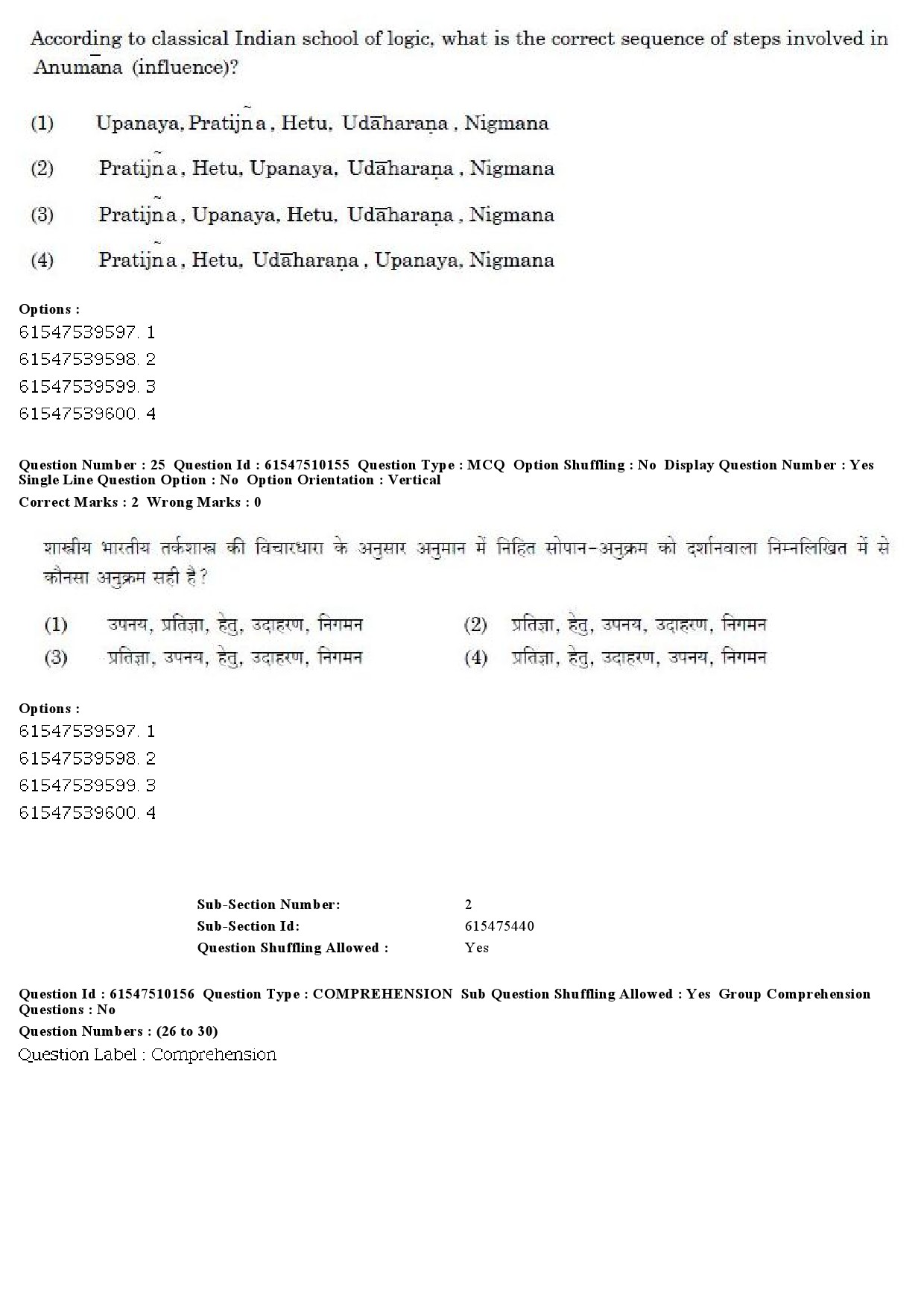 UGC NET Assamese Question Paper December 2019 20