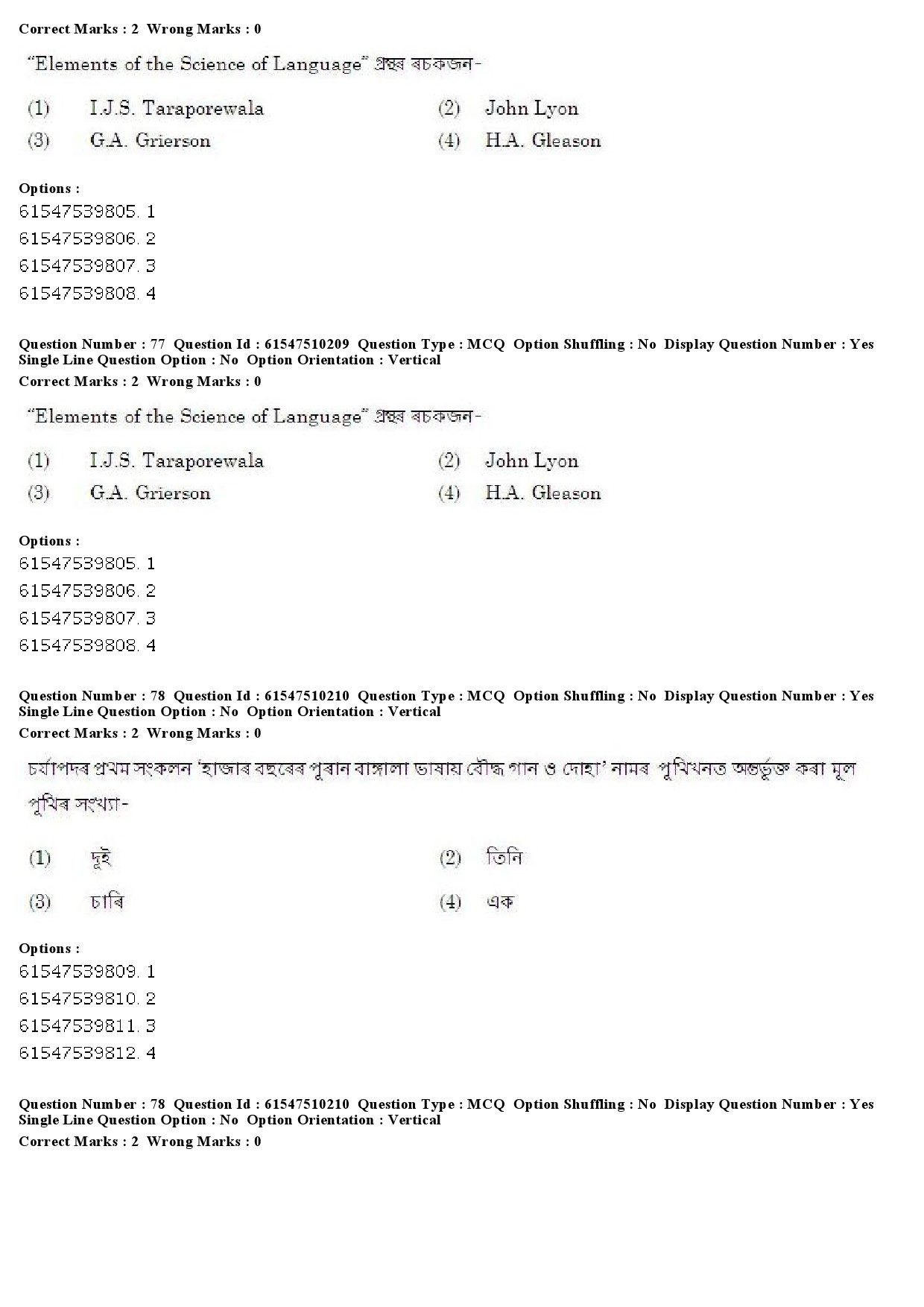 UGC NET Assamese Question Paper December 2019 59