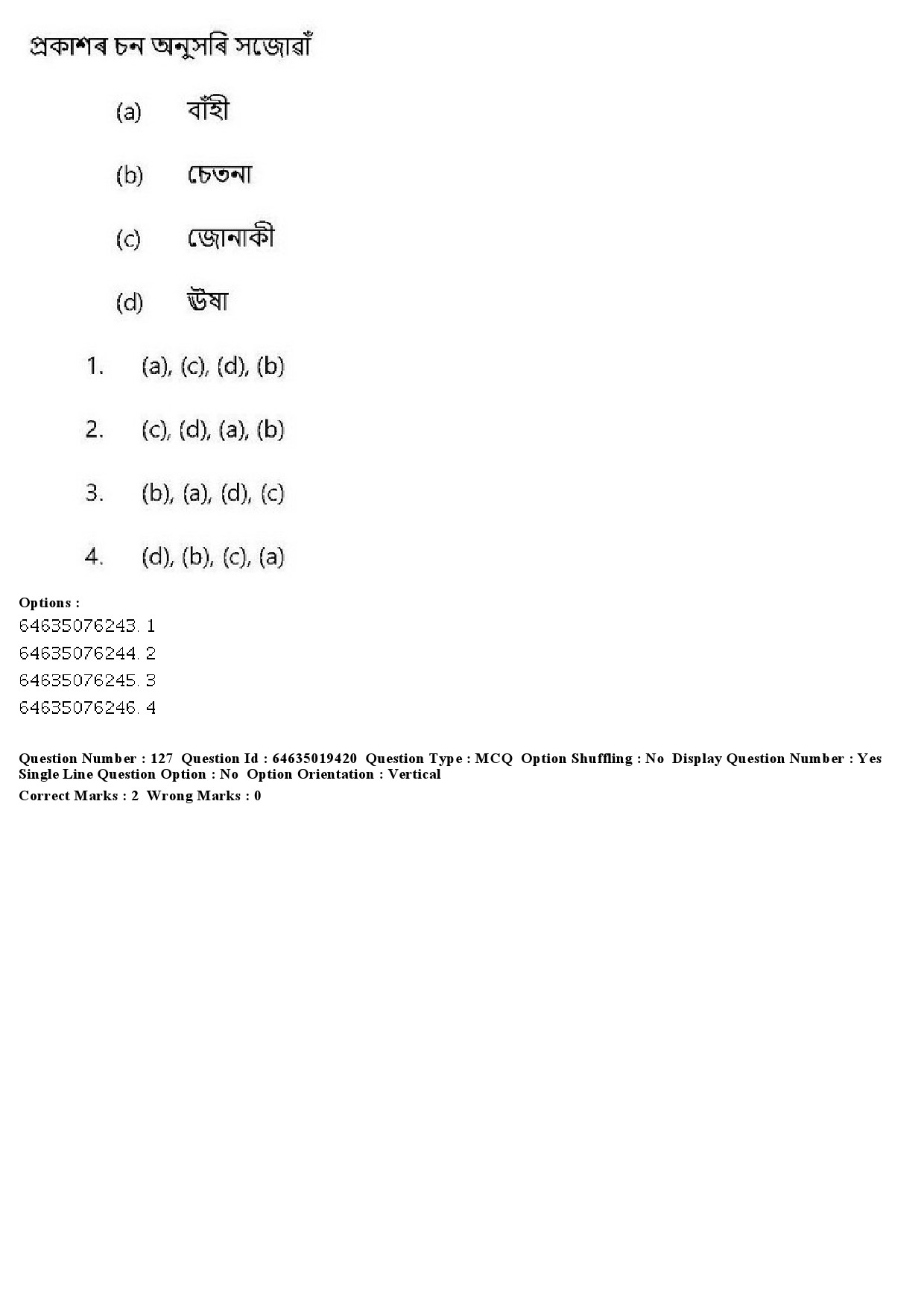 UGC NET Assamese Question Paper June 2019 139