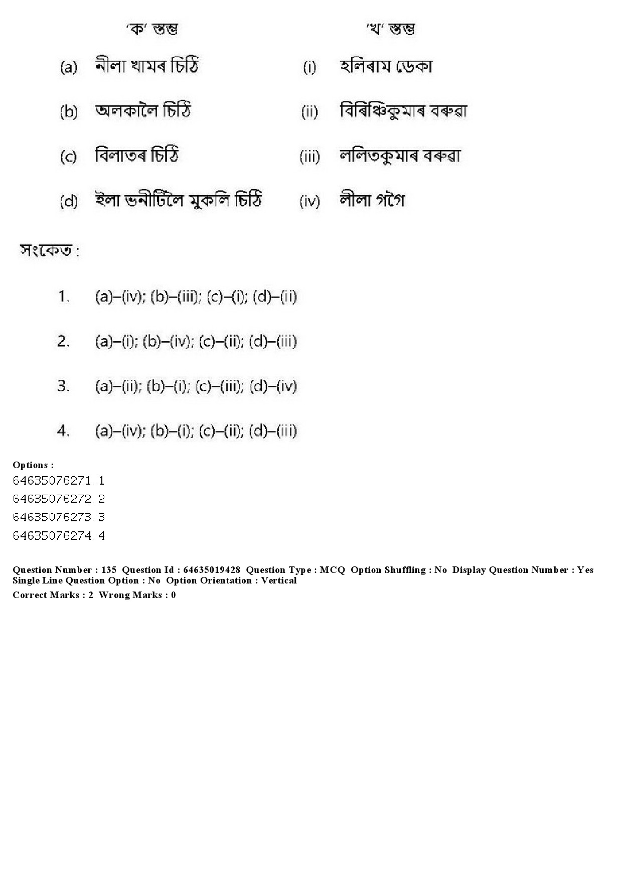 UGC NET Assamese Question Paper June 2019 153